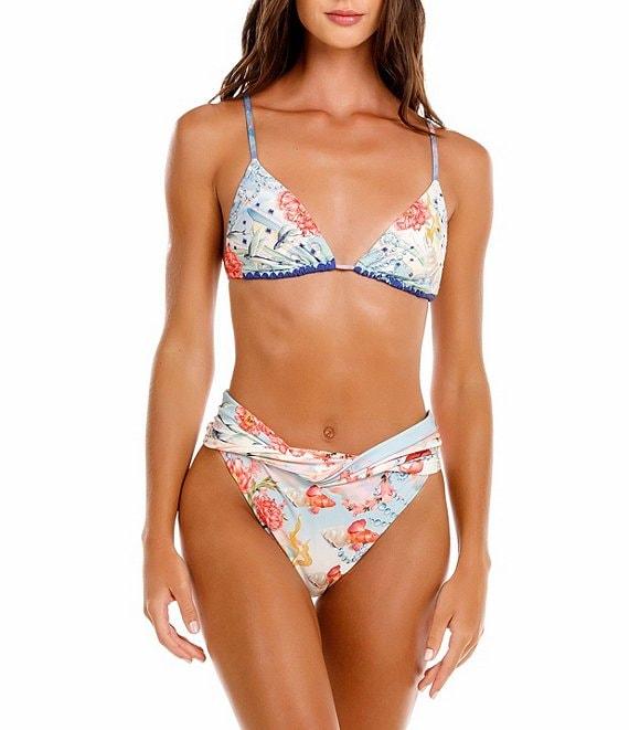 Agua Bendita Lily Nacar Twist Waist High Waisted Swim Bottom Product Image