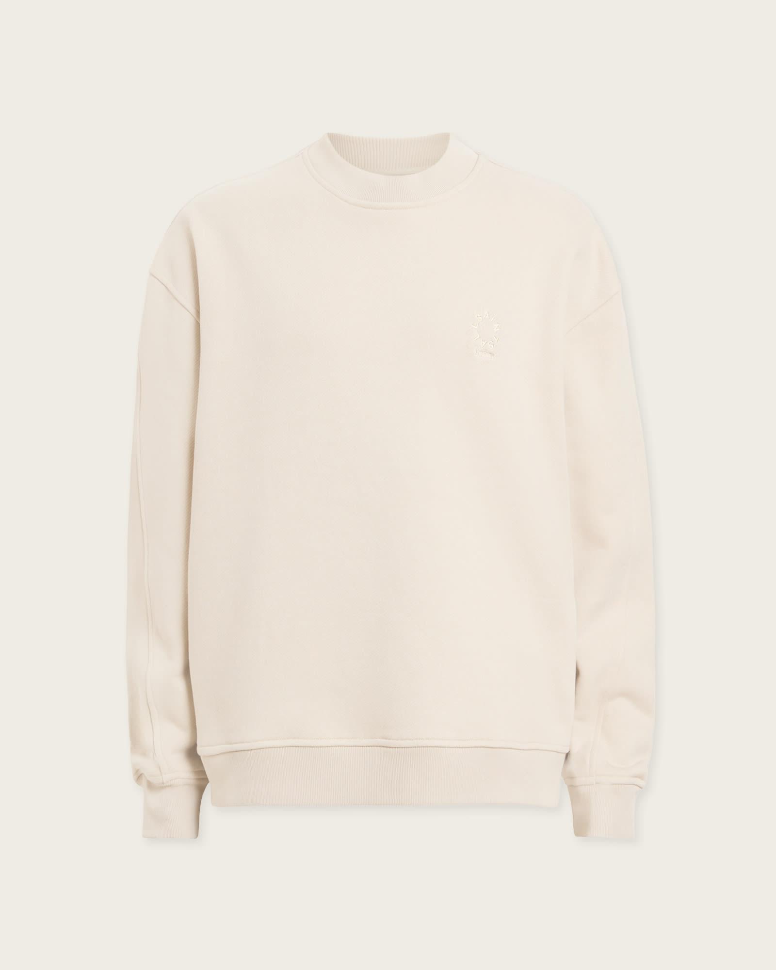 Haven Crew Neck Sweatshirt FEATHER TAUPE | ALLSAINTS US Product Image