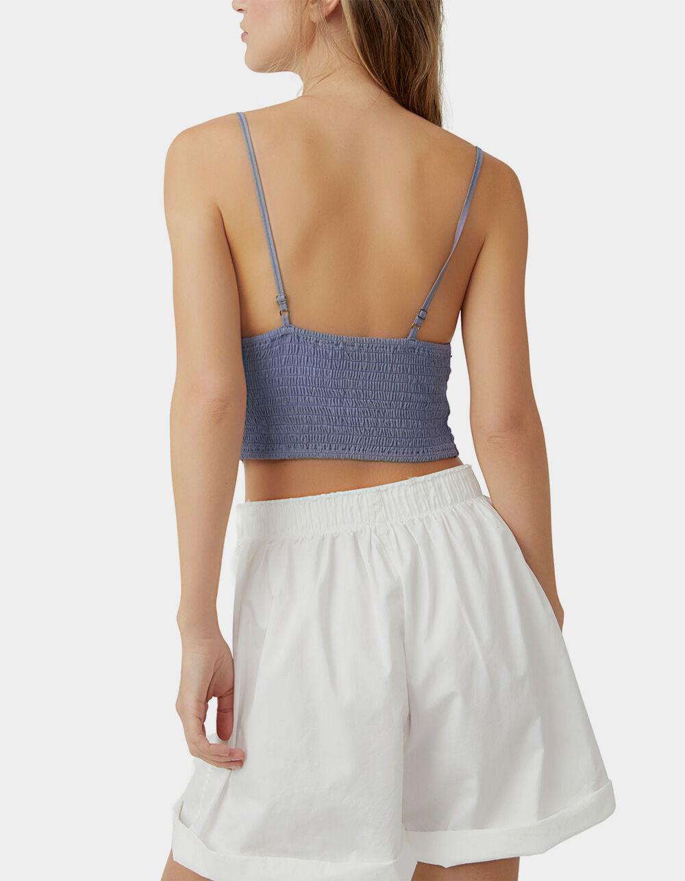 FREE PEOPLE Amina Womens Bralette Tank Top - BLUE Product Image