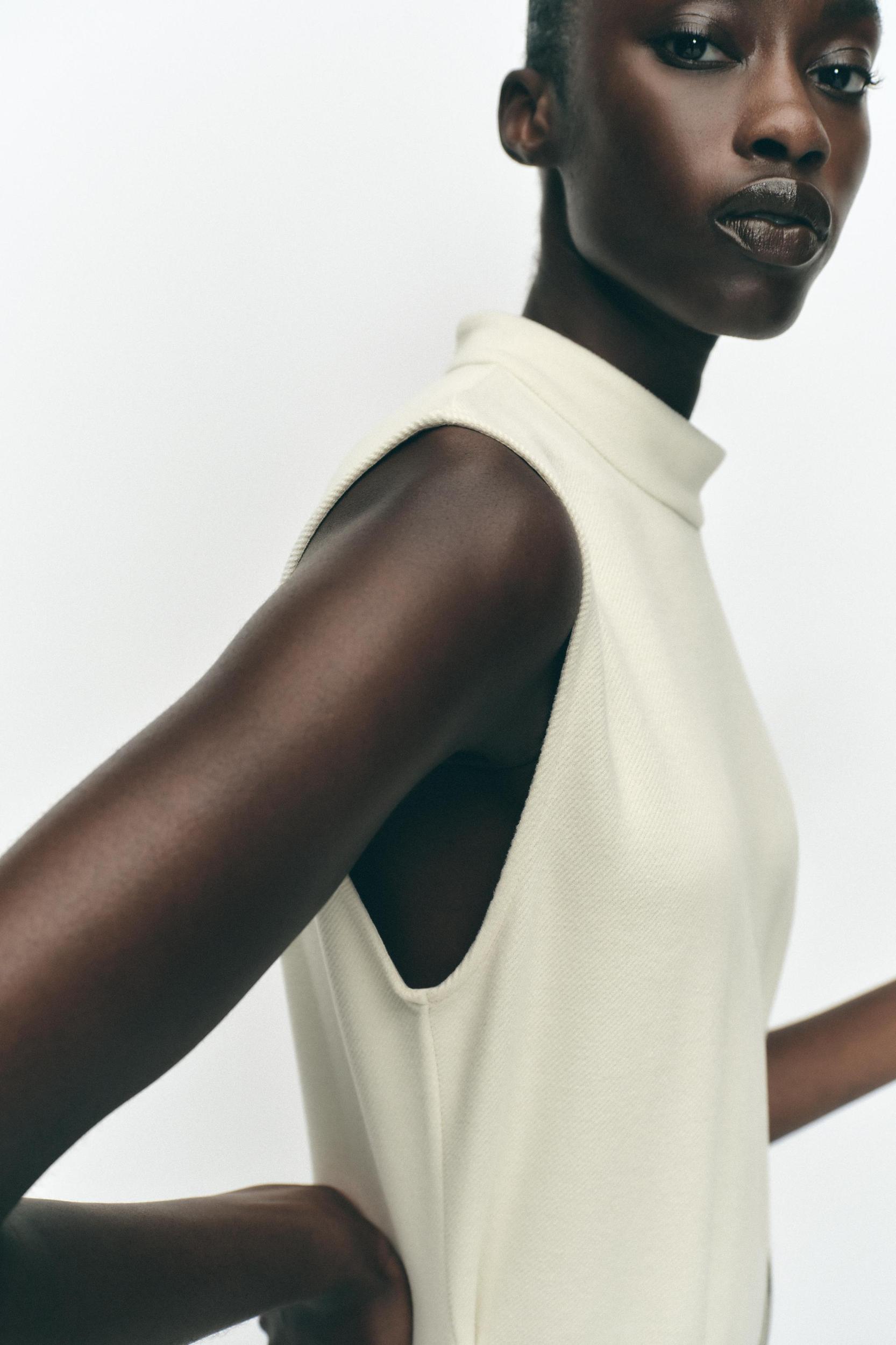 BELTED MIDI DRESS Product Image