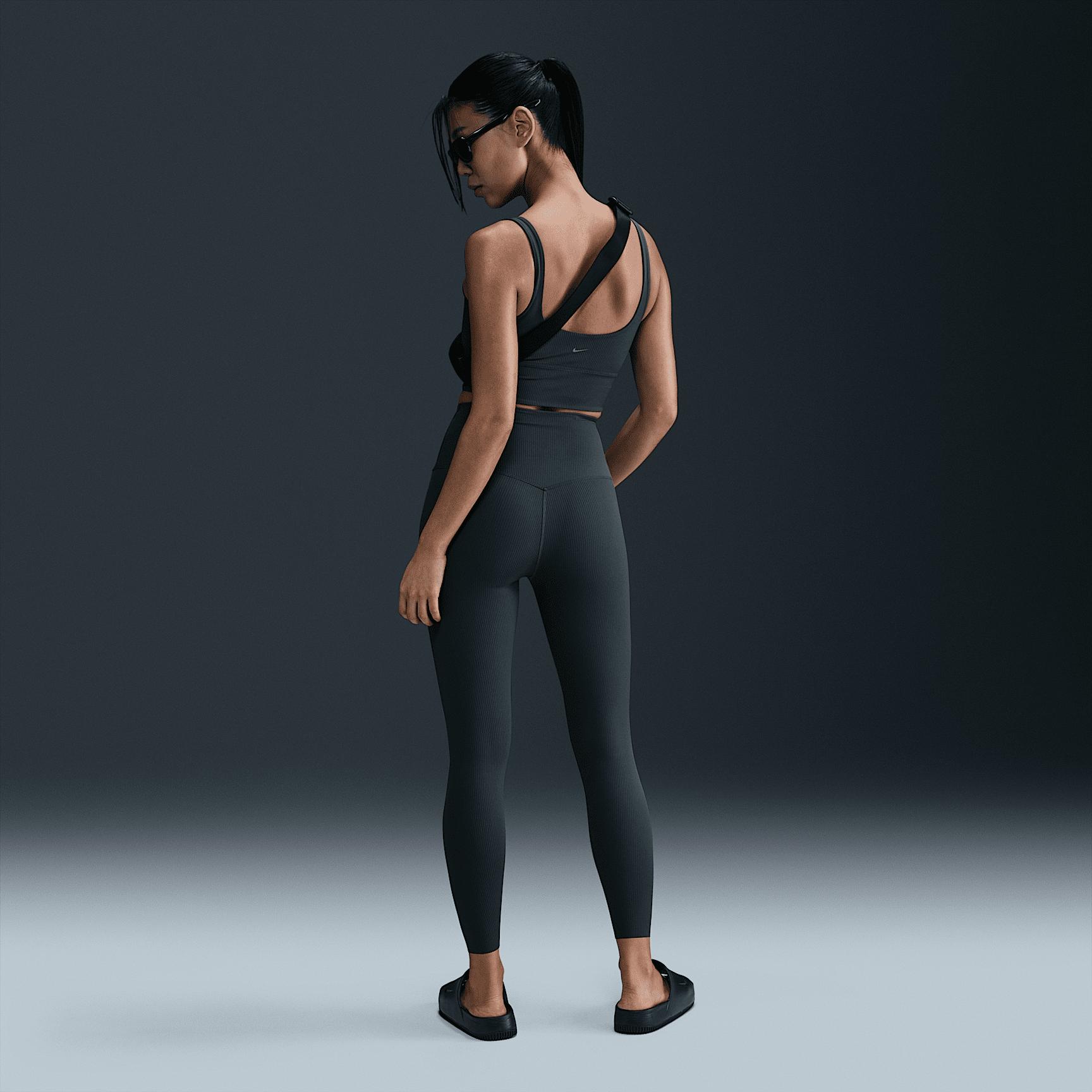 Nike Women's Zenvy Rib Gentle-Support High-Waisted 7/8 Leggings Product Image