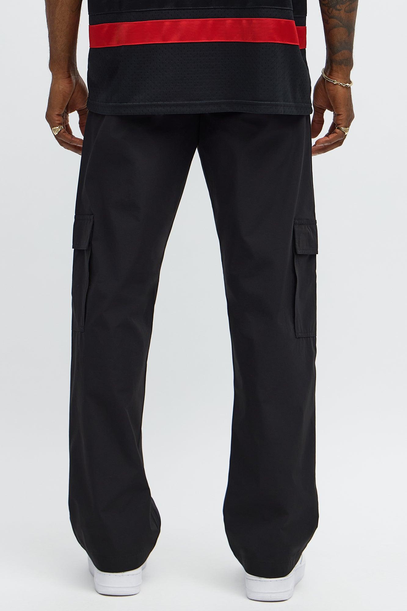 Straight Many Phases Cargo Pants - Black Product Image