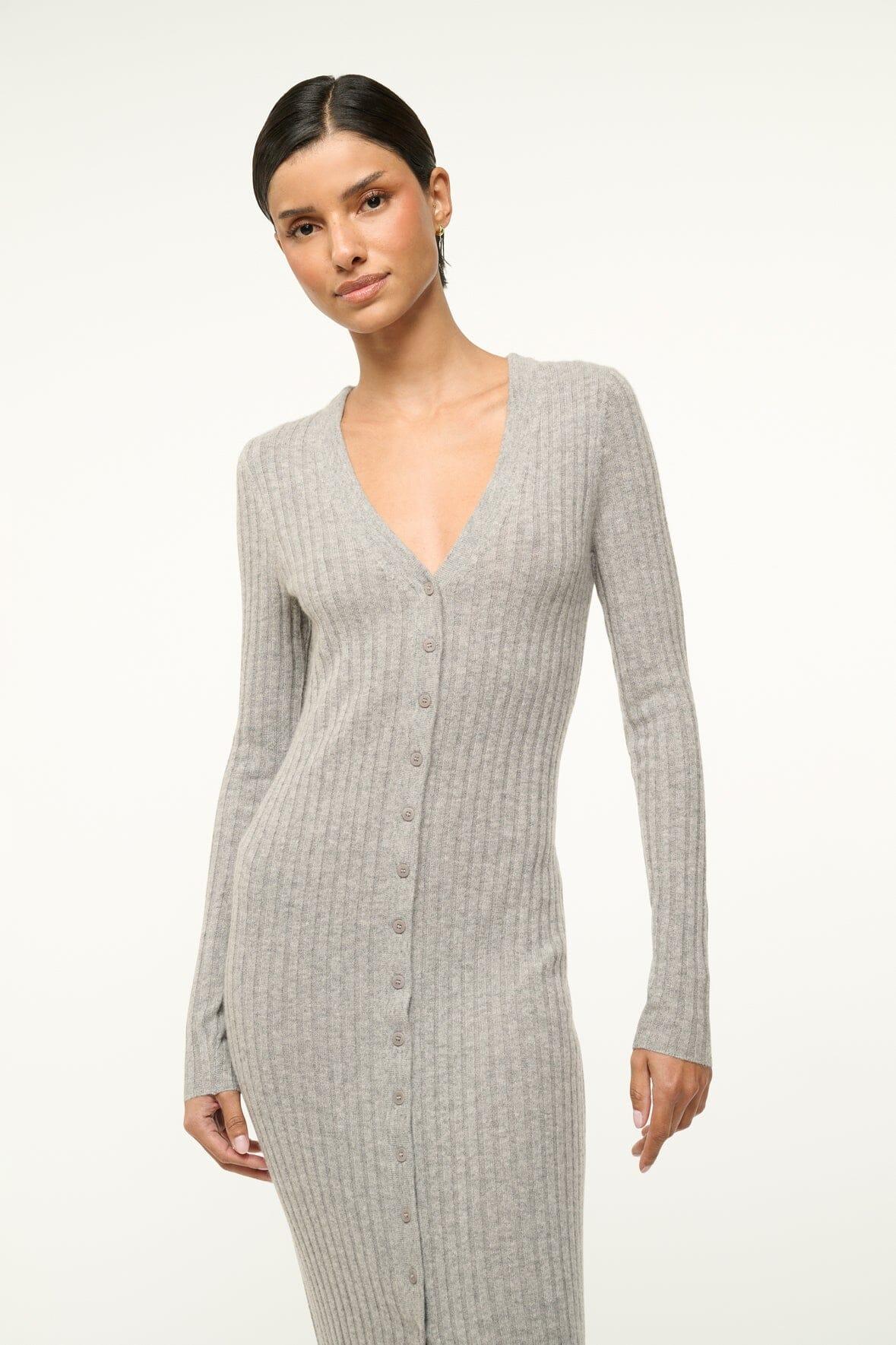 SHOKO CASHMERE SWEATER | HEATHER GREY Product Image