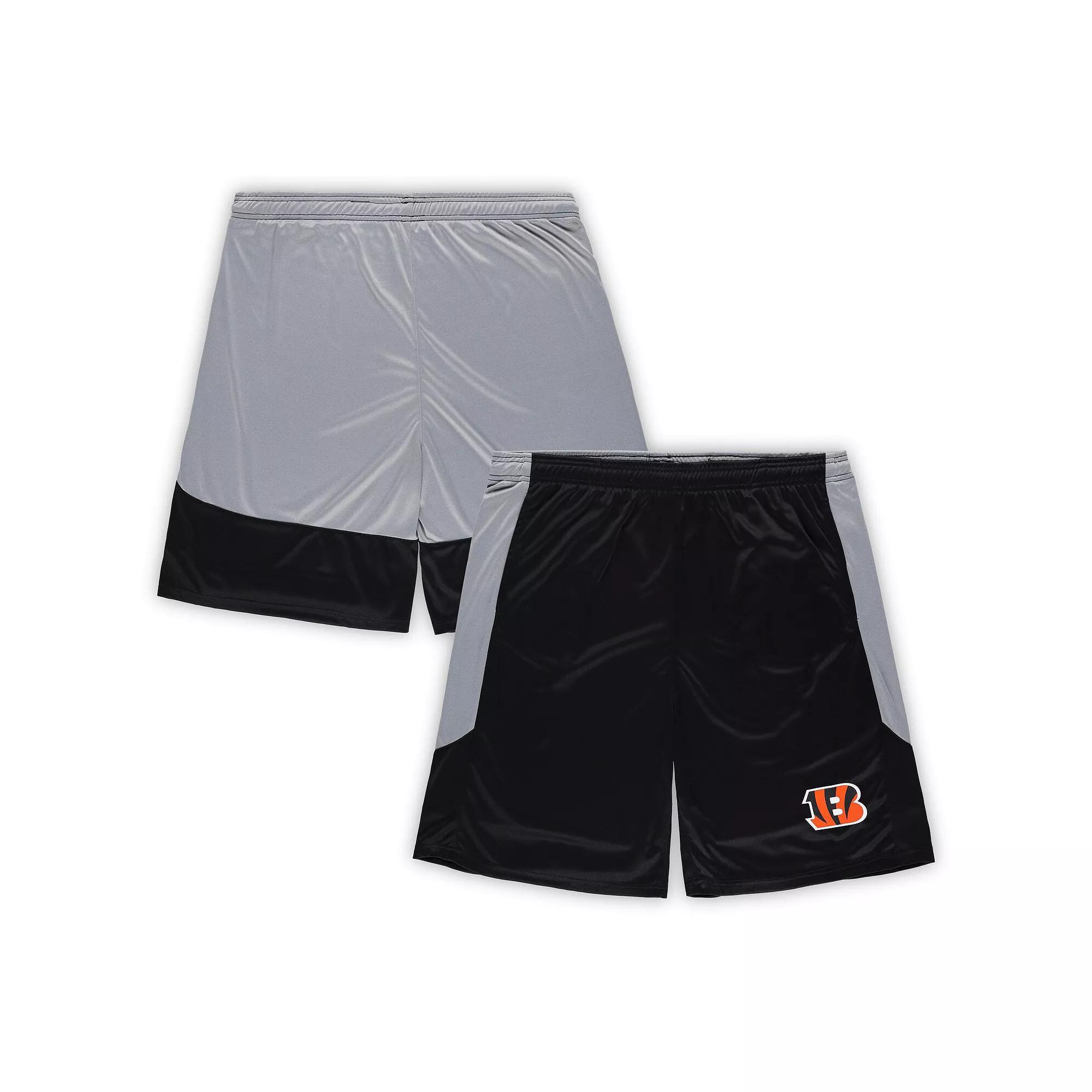 Men's Fanatics Black Cincinnati Bengals Big & Tall Team Logo Shorts, Size: 2XB Product Image