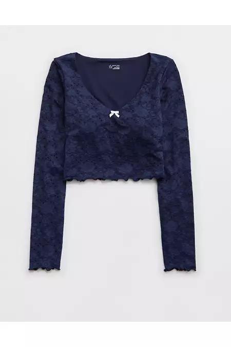 OFFLINE By Aerie Treat Yourself Long Sleeve T-Shirt Women's Product Image