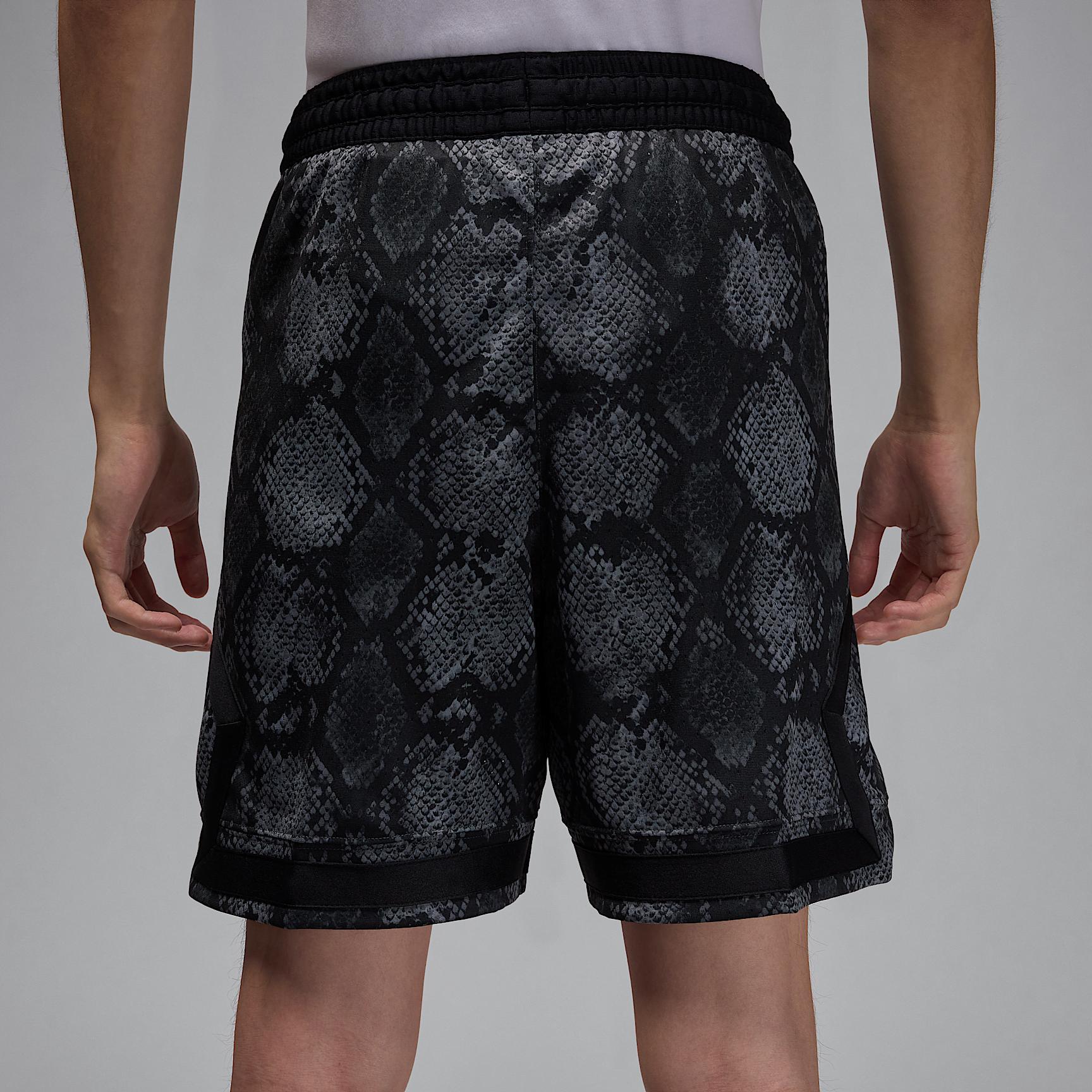 Mens Jordan Sport Dri-FIT Mesh Diamond Shorts | HF9907-010 Product Image