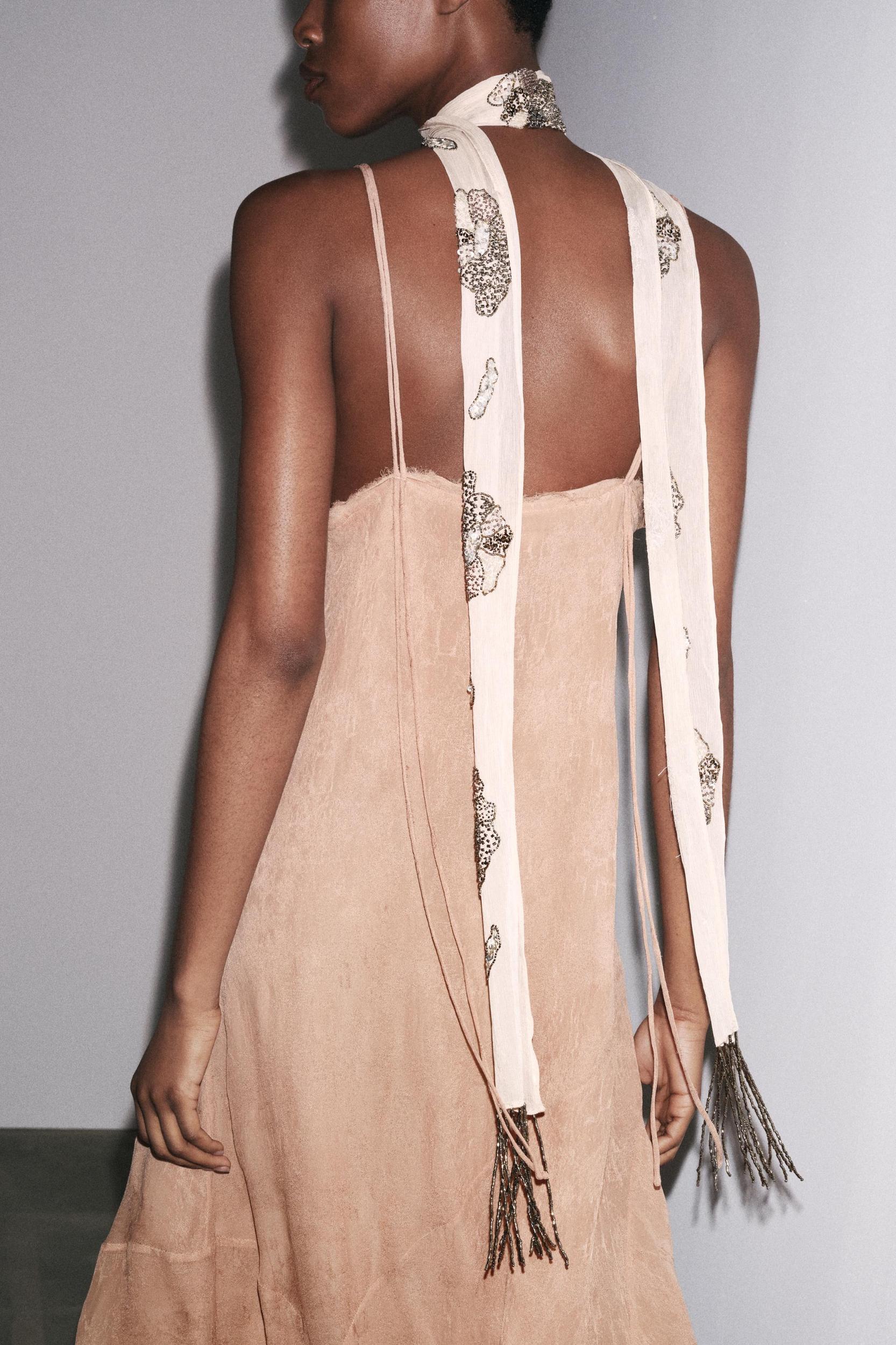 ZW COLLECTION EMBROIDERED ASYMMETRIC DRESS Product Image