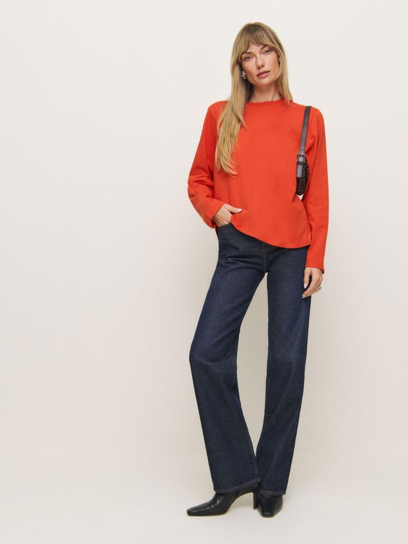 Asher Oversized Long Sleeve Tee Product Image