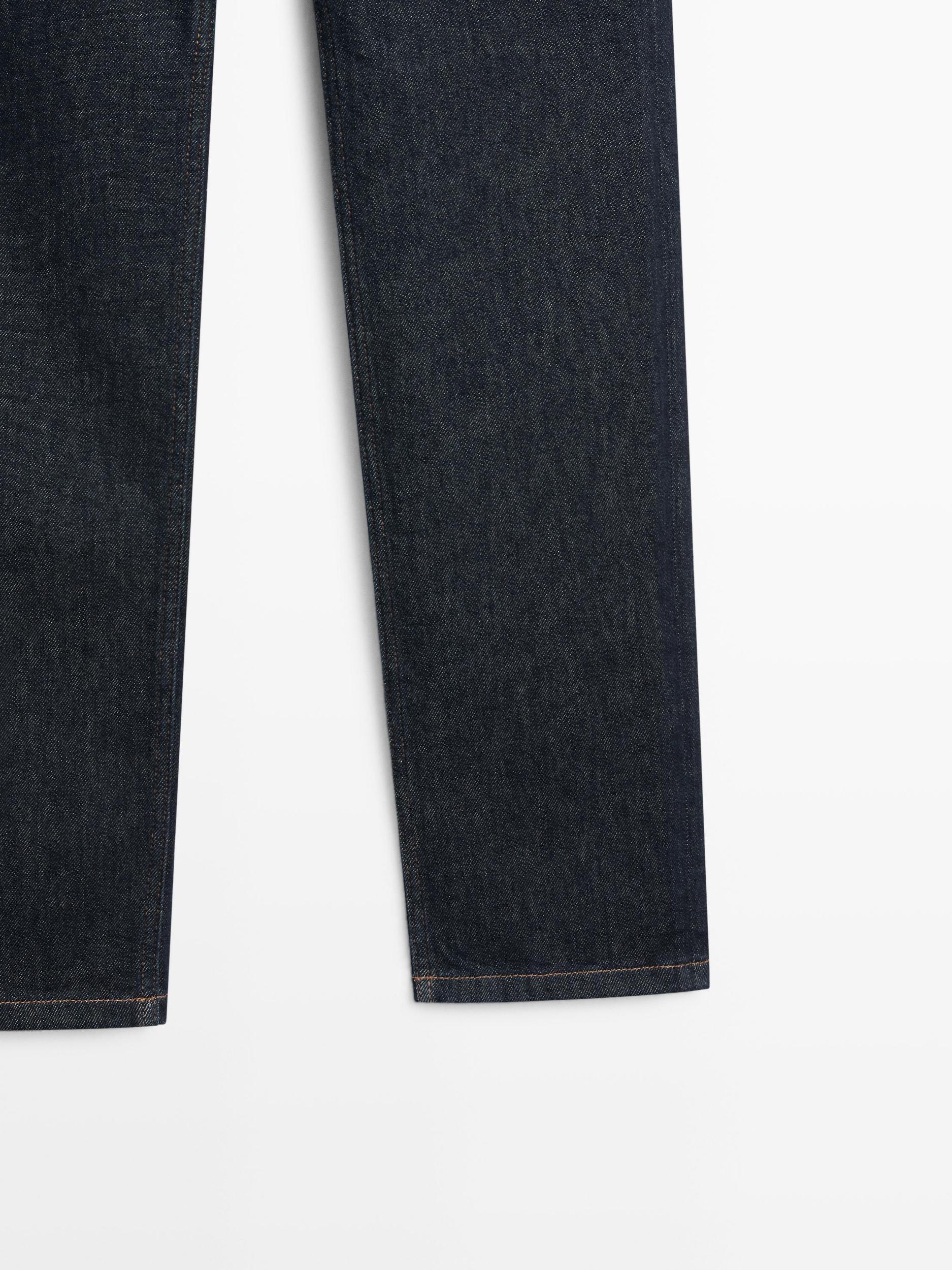 Mid-rise straight-leg jeans Product Image