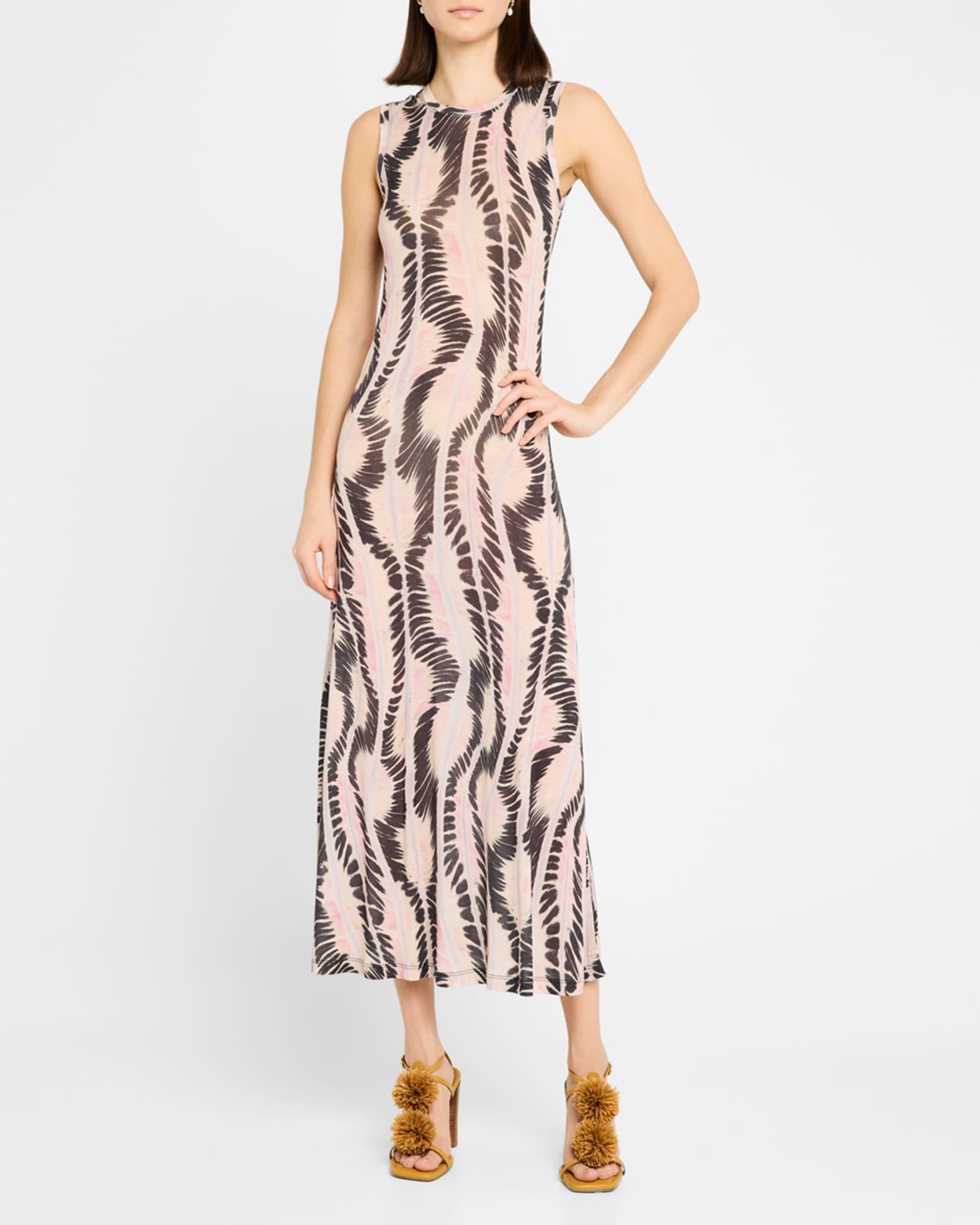 Orla Tie-Dye Jersey Midi Dress Product Image