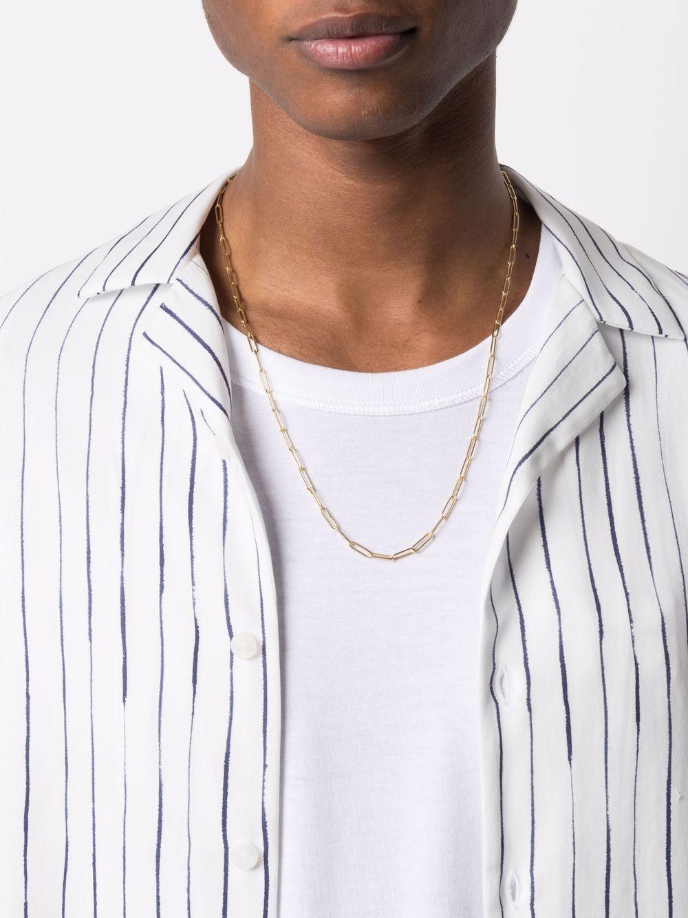 Box Chain gold-plated sterling silver necklace Product Image