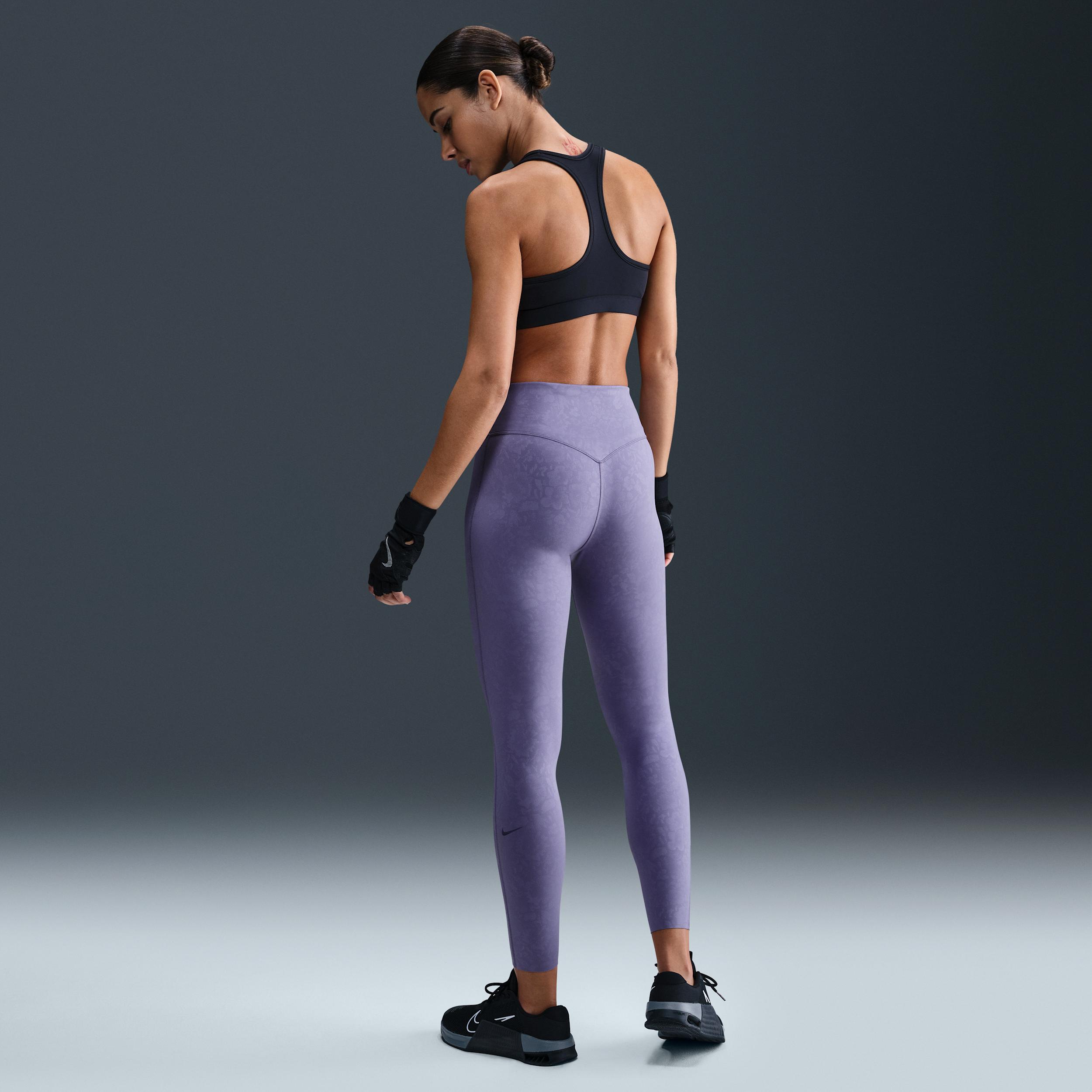 Nike Women's Universa High-Waisted 7/8 Floral Leggings with No Front Seam Product Image