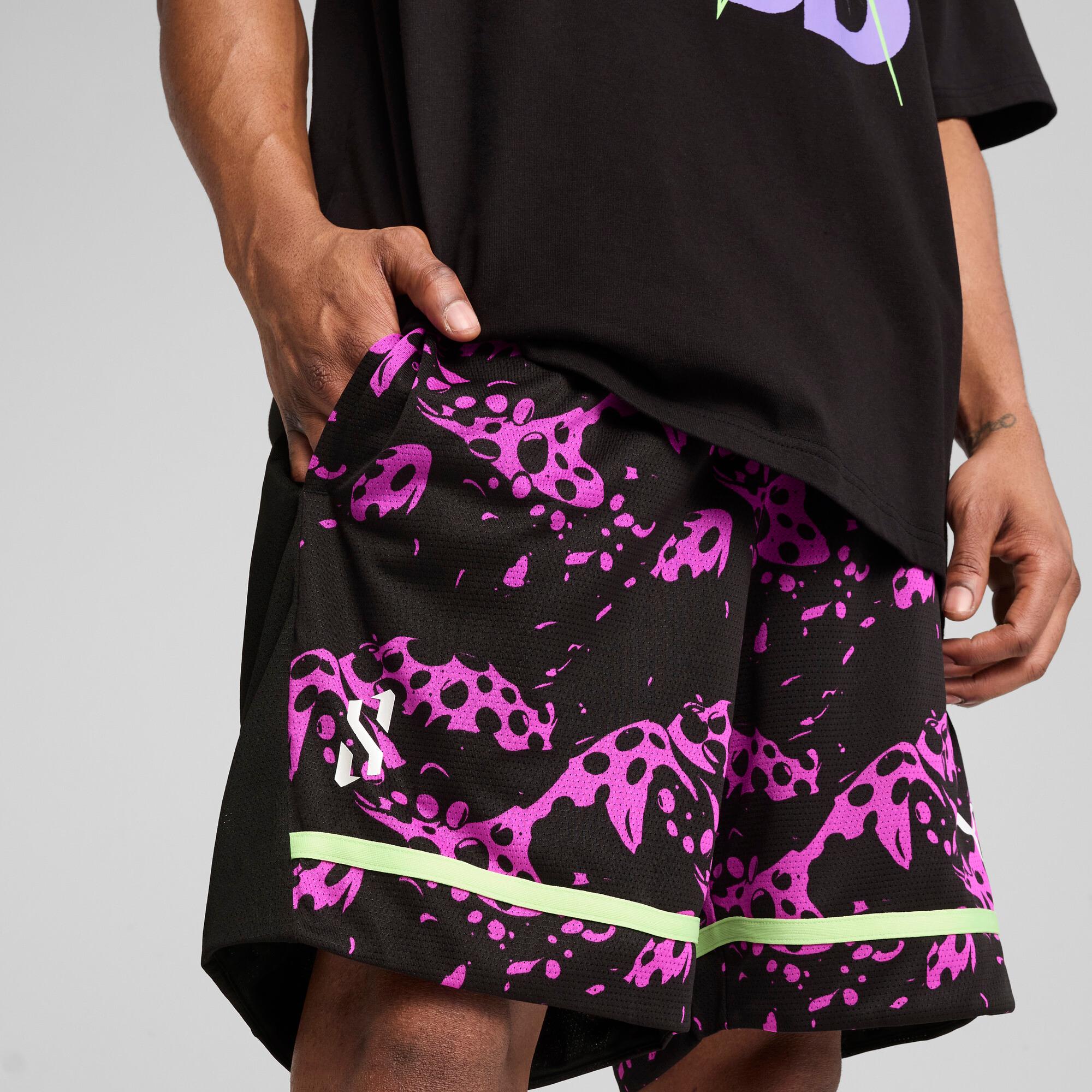 Scoot Purple Lab Men's Basketball Shorts Product Image