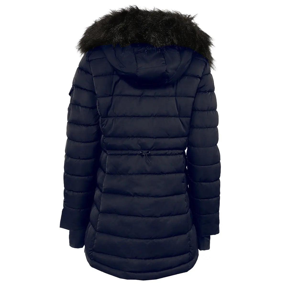 Steve Madden Women's Jacket with Fur Lined Hood Female Product Image