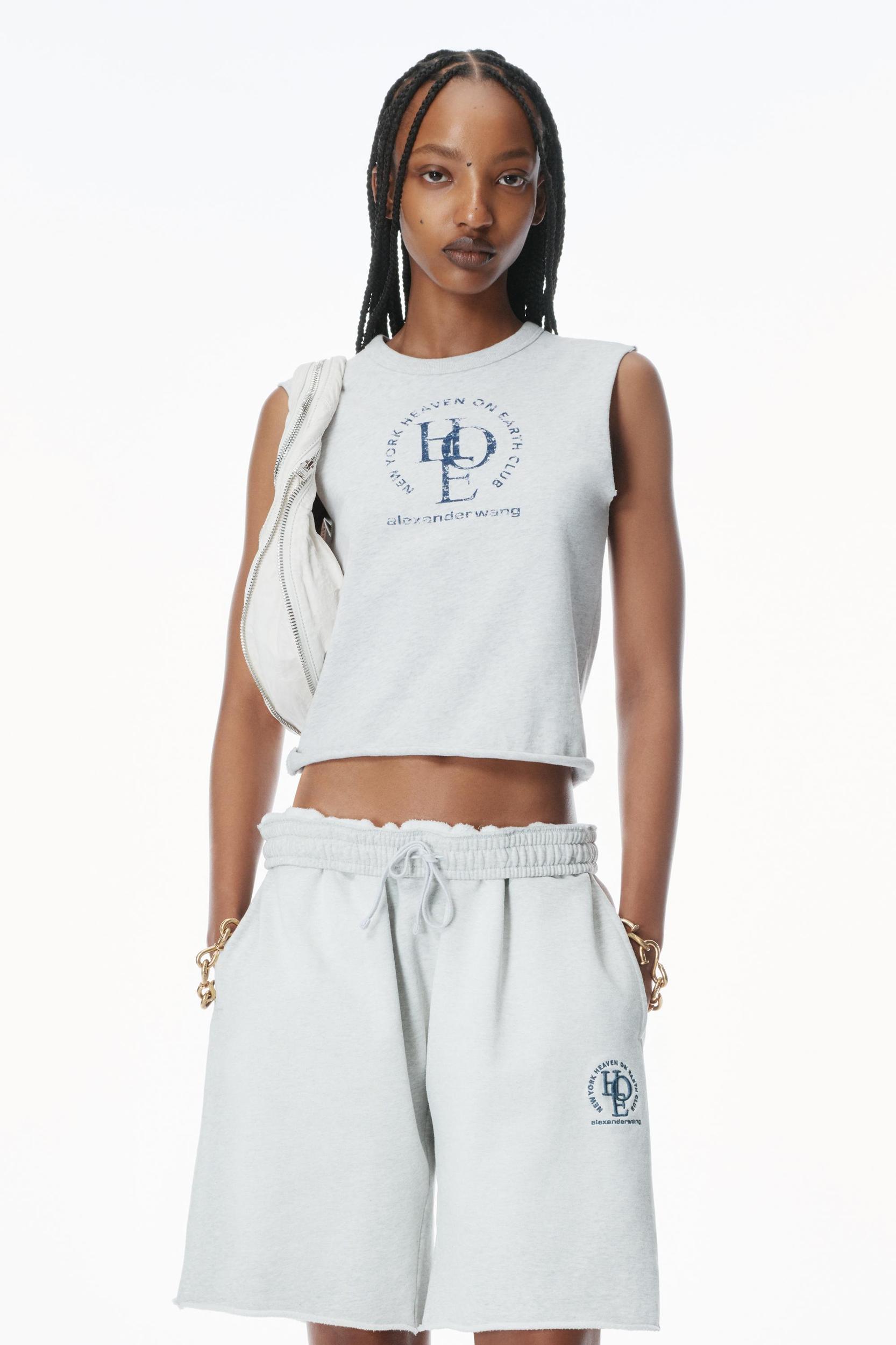 Cut-off Logo Muscle Tee Product Image