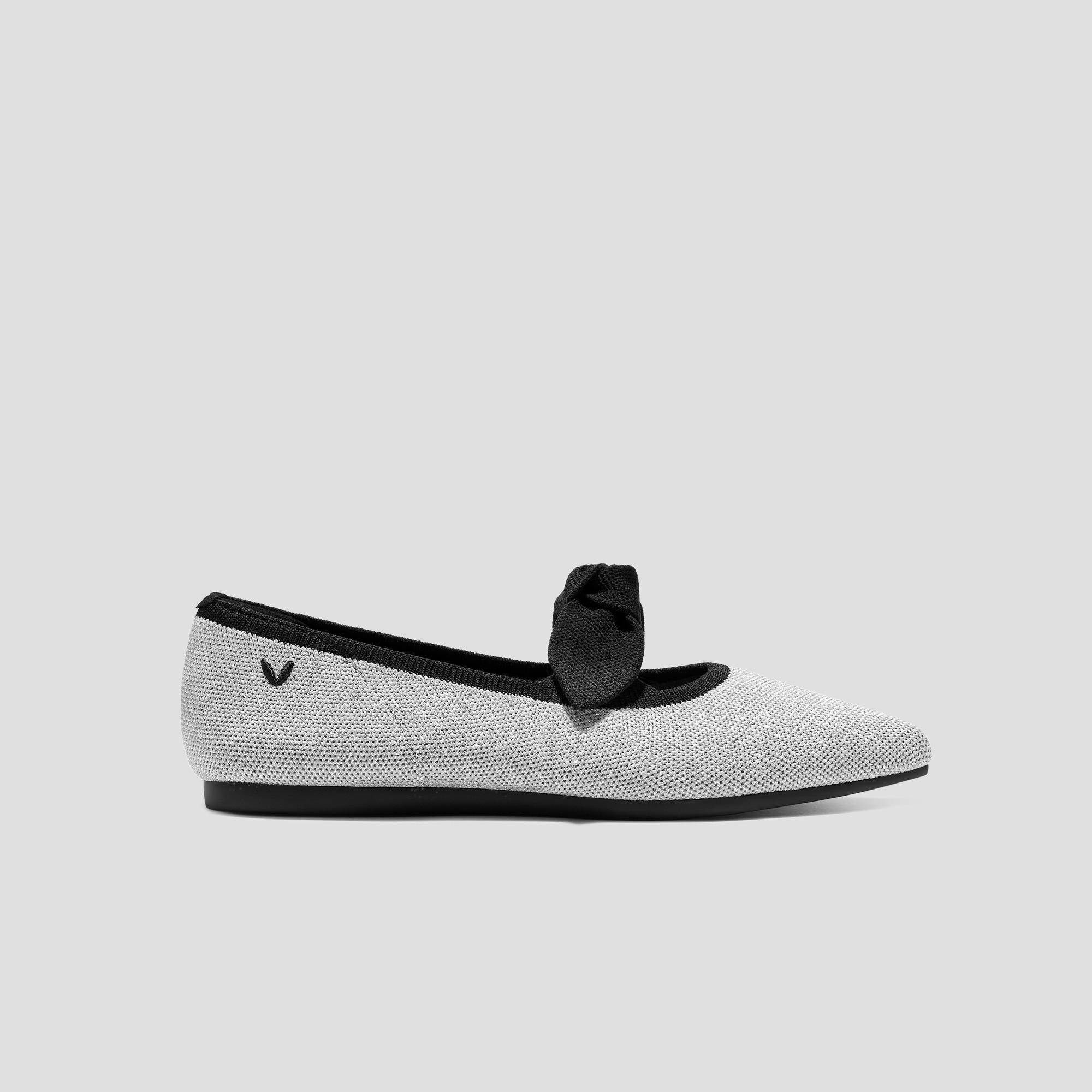 Pointed-Toe Bow Flats (Addriane) Product Image