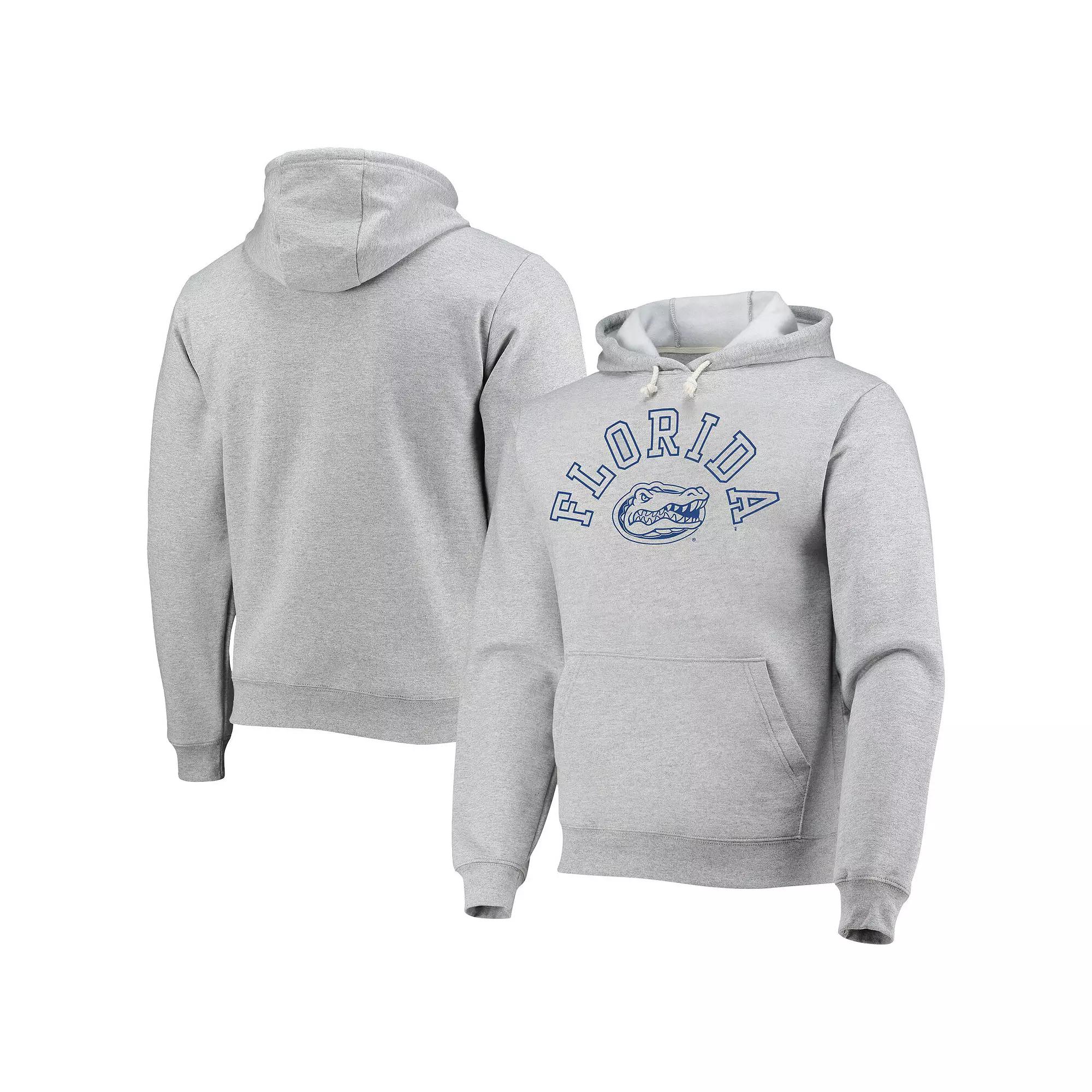 Men's League Collegiate Wear Heathered Gray Florida Gators Seal Neuvo Essential Fleece Pullover Hoodie, Size: 2XL, Grey Product Image
