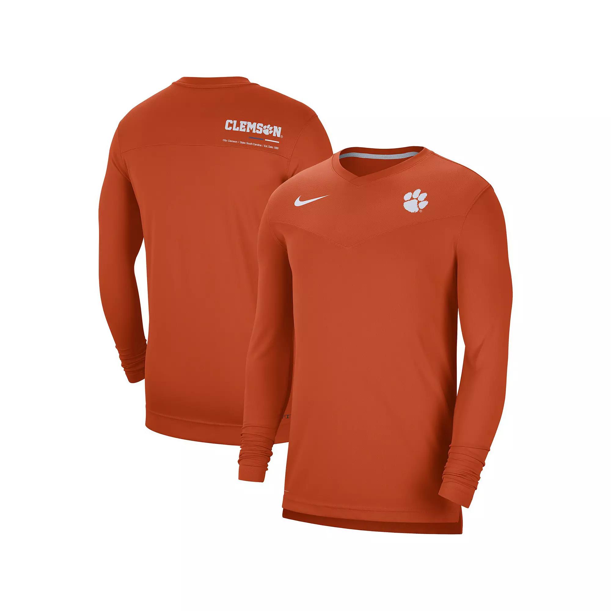 Men's Nike Maroon Virginia Tech Hokies 2022 Coach Performance Long Sleeve V-Neck T-Shirt, Size: 2XL, Red Product Image