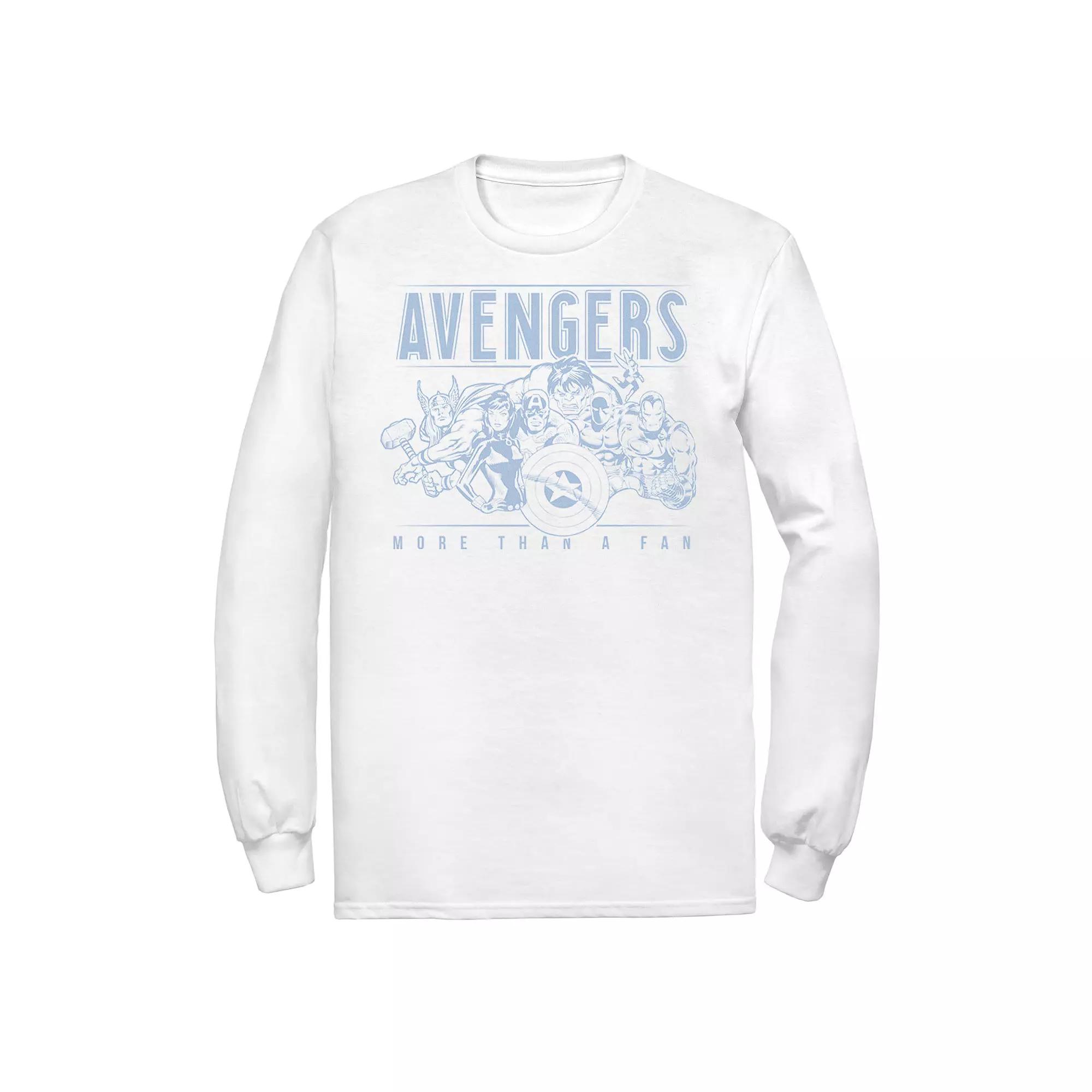 Men's Marvel Avengers "More Than A Fan" Graphic Tee,  Product Image