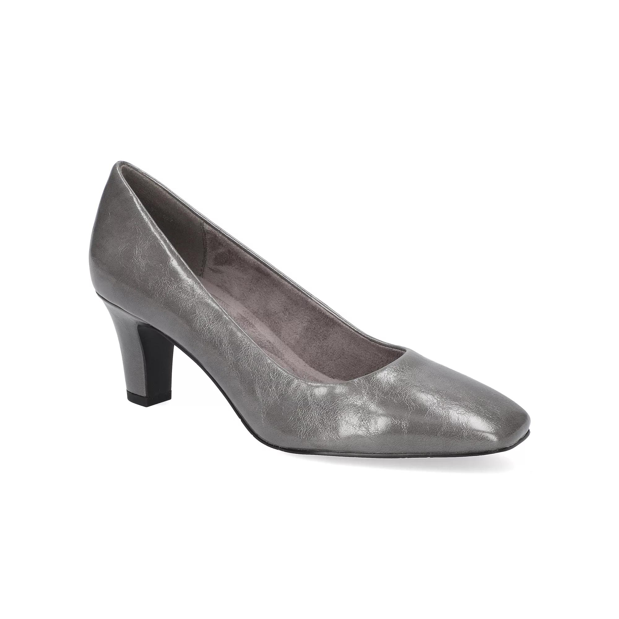 Easy Street Poet Women's Square Toe Pumps, Size: 11, Black Crinkled Patent Product Image