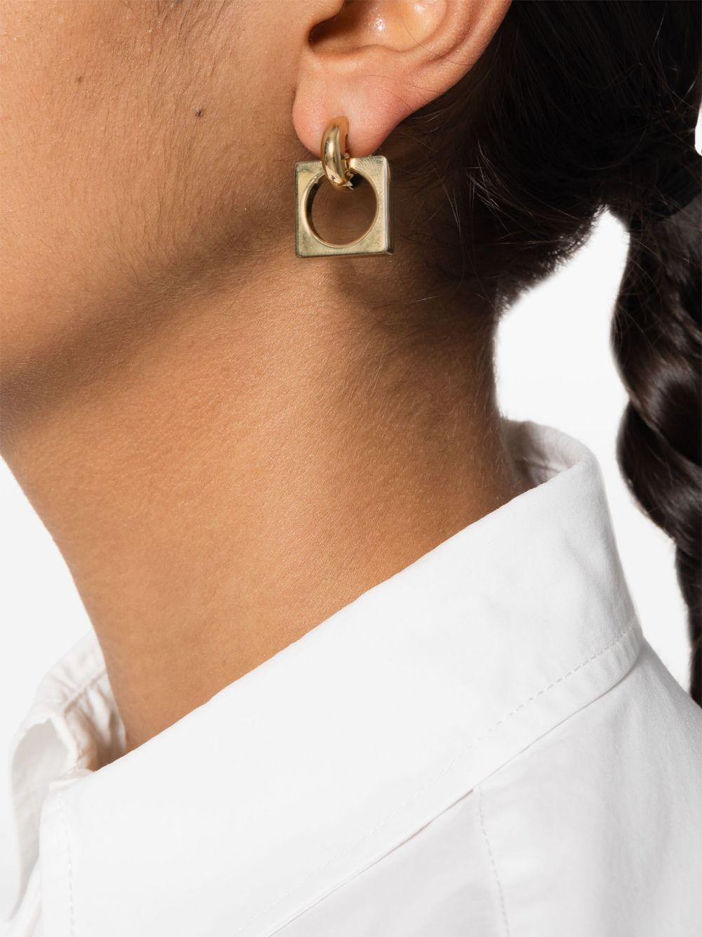 Les Pendantes Rond Carré earrings Product Image