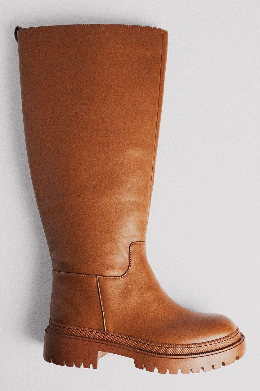 Profile Sole Shaft Boots Product Image