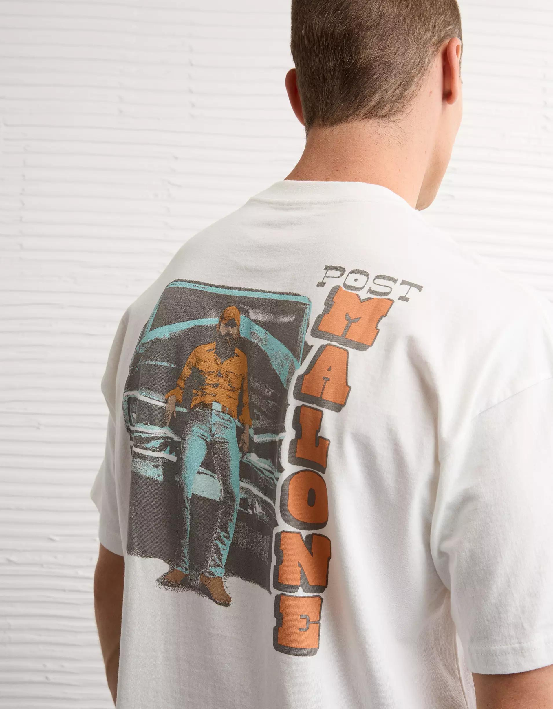 AE Boxy Post Malone Graphic T-Shirt Product Image