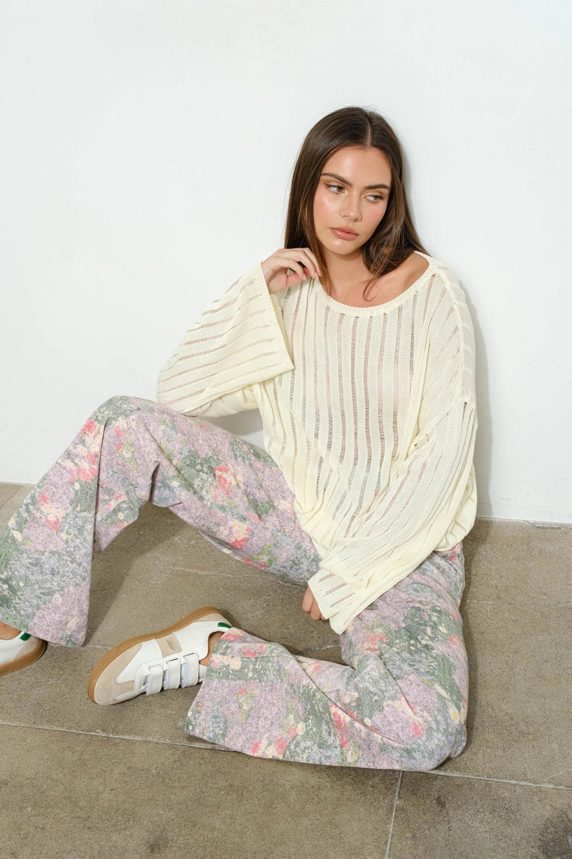 Flower Field Twill Pants Product Image