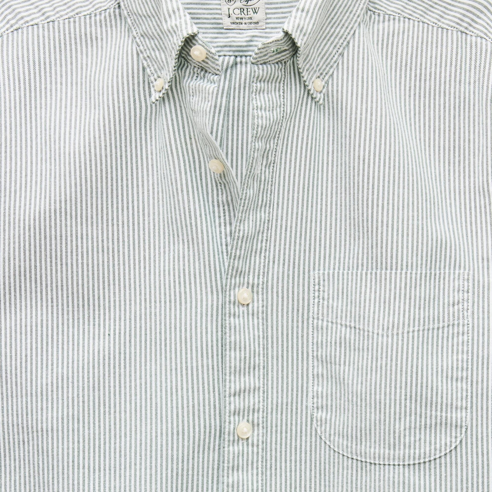 Broken-in organic cotton oxford shirt Product Image