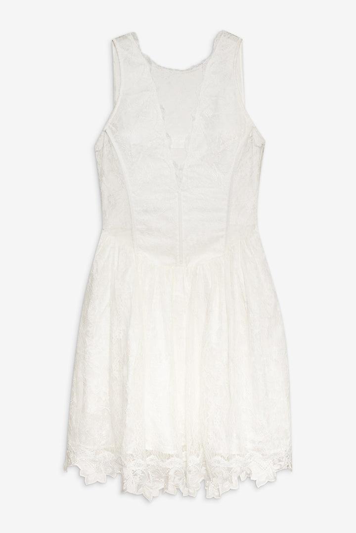 Tara Mini Dress — White Product Image