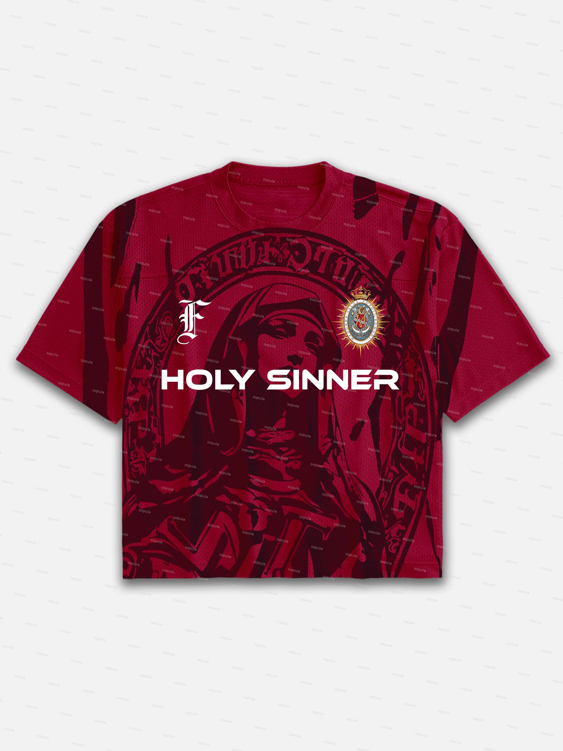 Holy Sinner Blokecore Mesh Jersey T-shirt Product Image