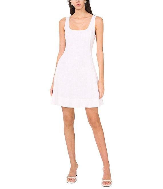 1. STATE Scoop Neck Sleeveless A-Line Dress Product Image