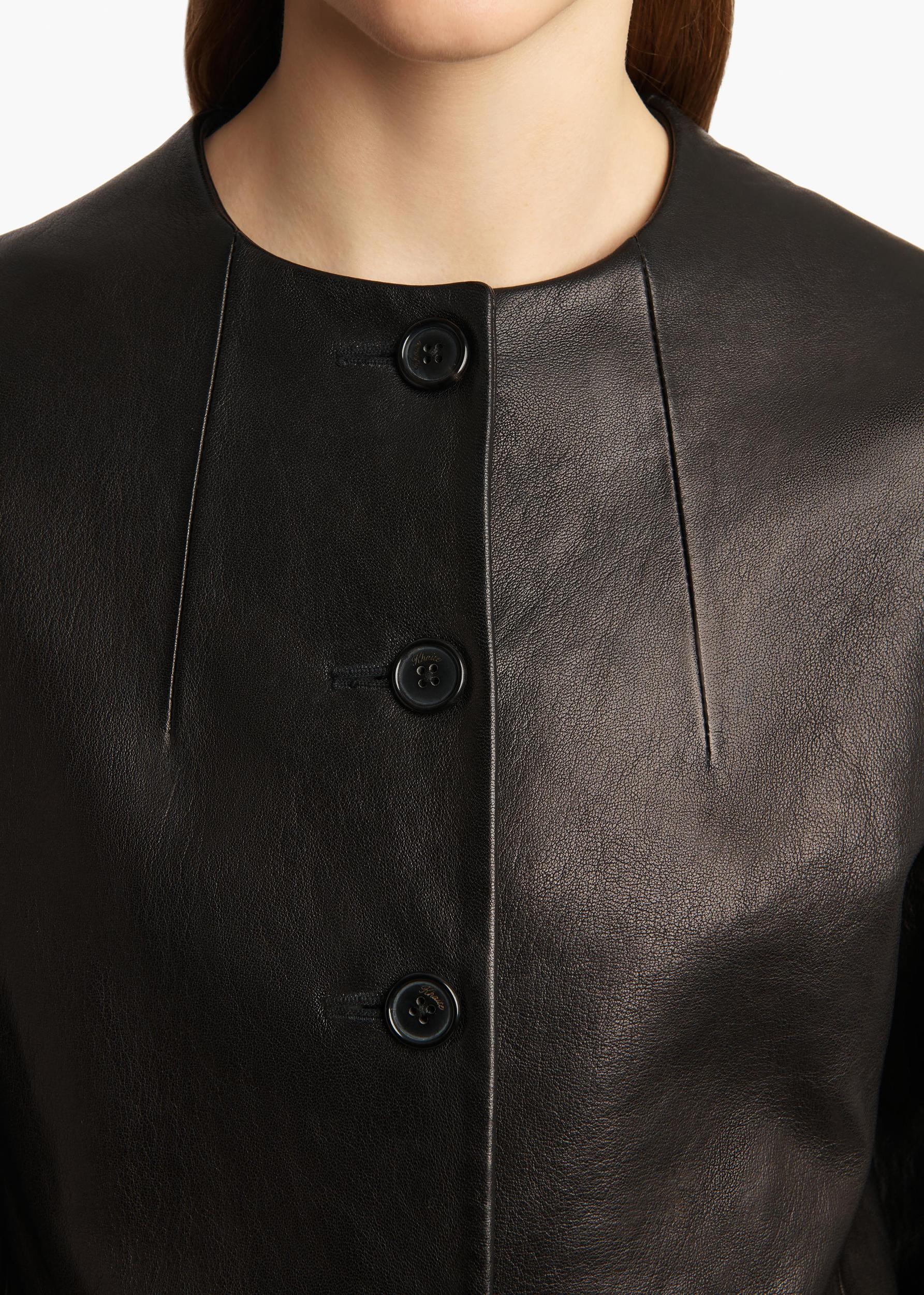 Jameson Jacket in Black Leather Product Image