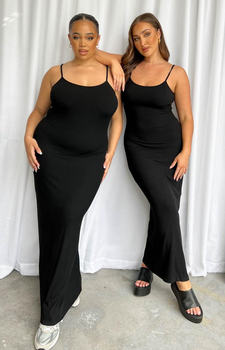 Melrose Black Maxi Dress Product Image