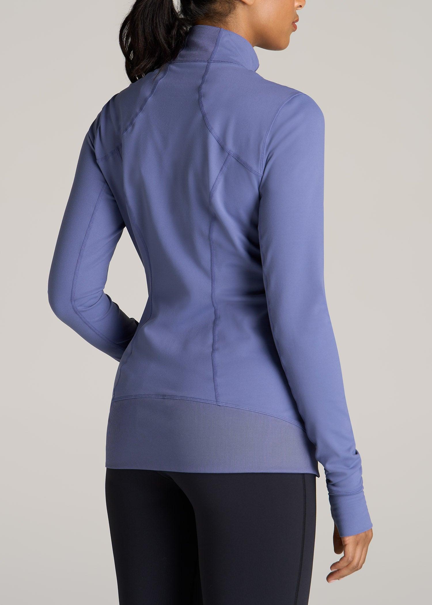 Women's Athletic Zip-Up Jacket for Tall Women in Marlin Blue Female Product Image