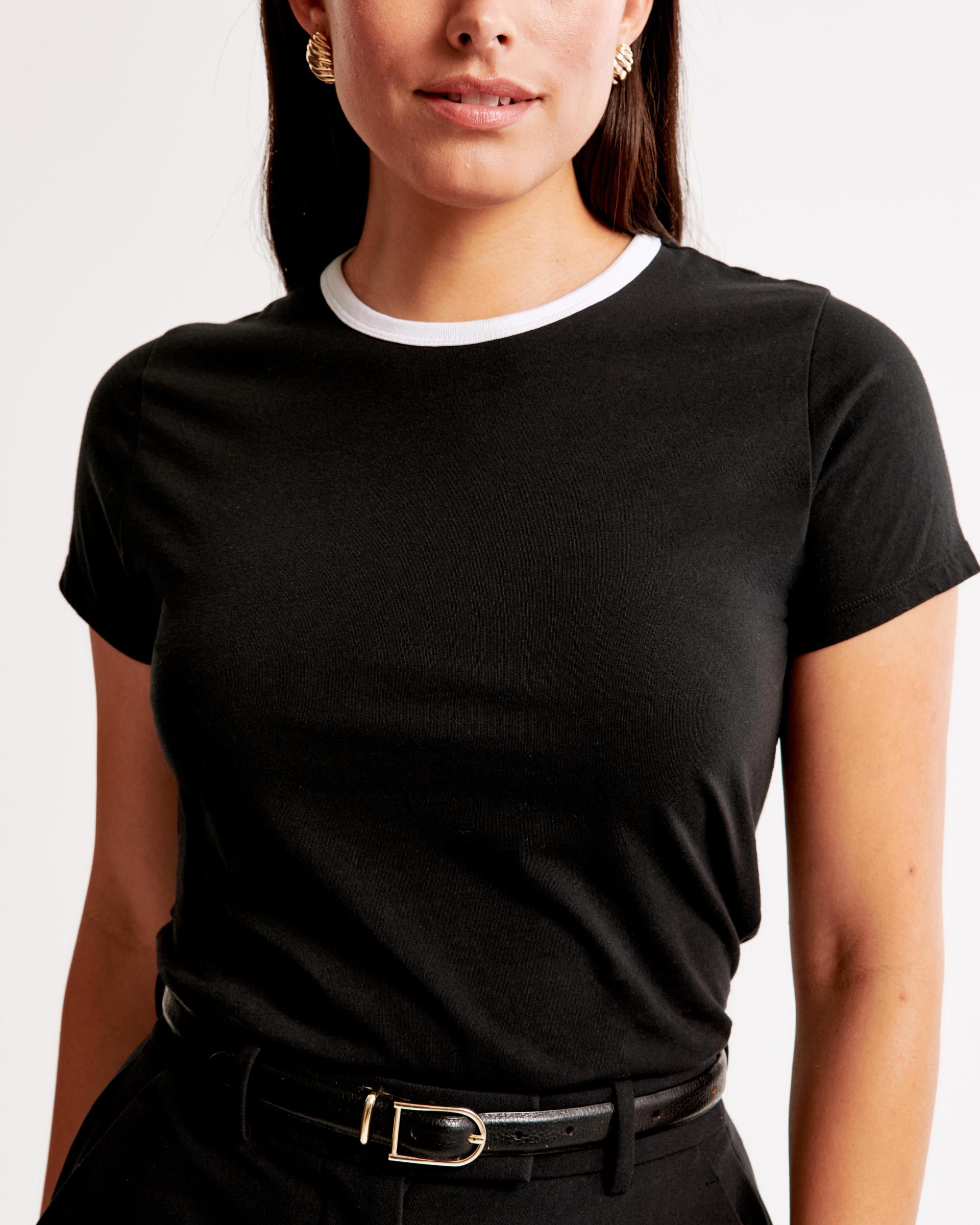 Essential Polished Body-Skimming Tee Product Image