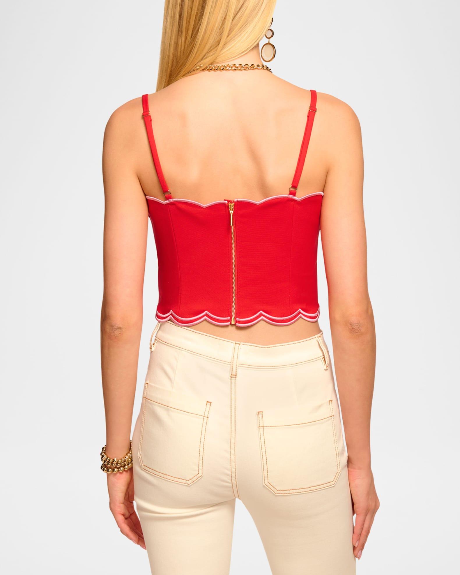 Tilda Embroidered Sleeveless Top Product Image