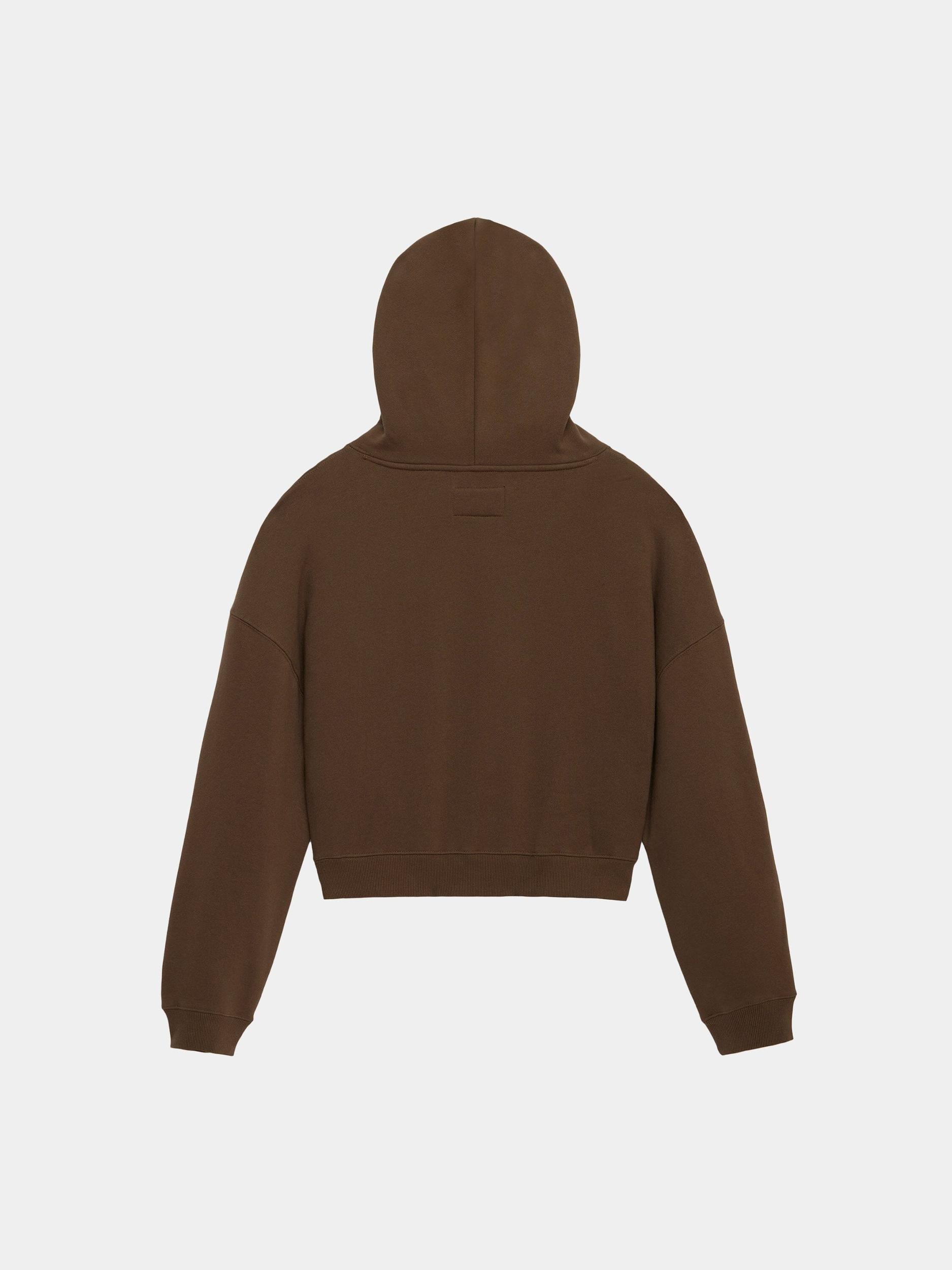 ESSENTIAL CROPPED HOODIE WOMENS - BLACK / XL Product Image