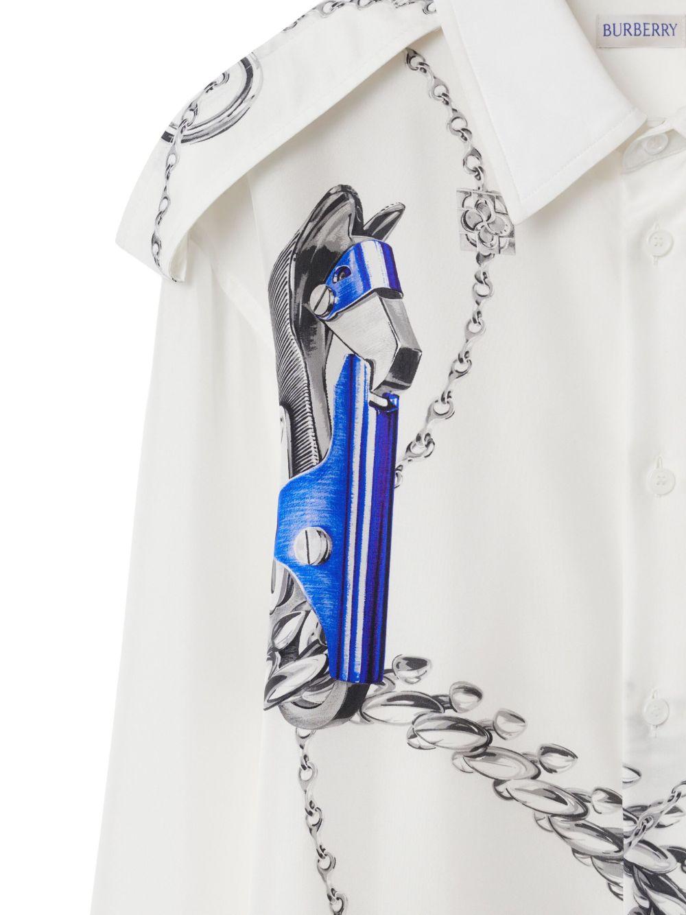 Knight Hardware-print shirt Product Image