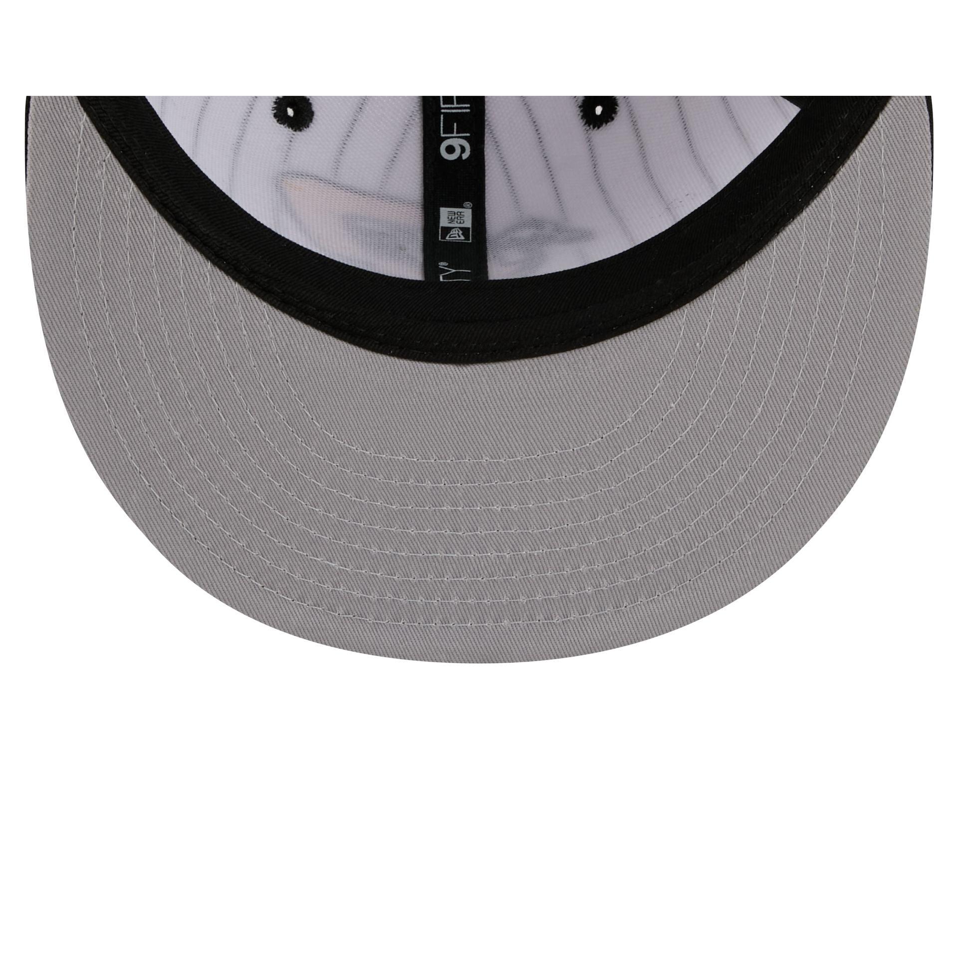 Pittsburgh Penguins Deceptor Pinstripe 9FIFTY Snapback Hat Male Product Image