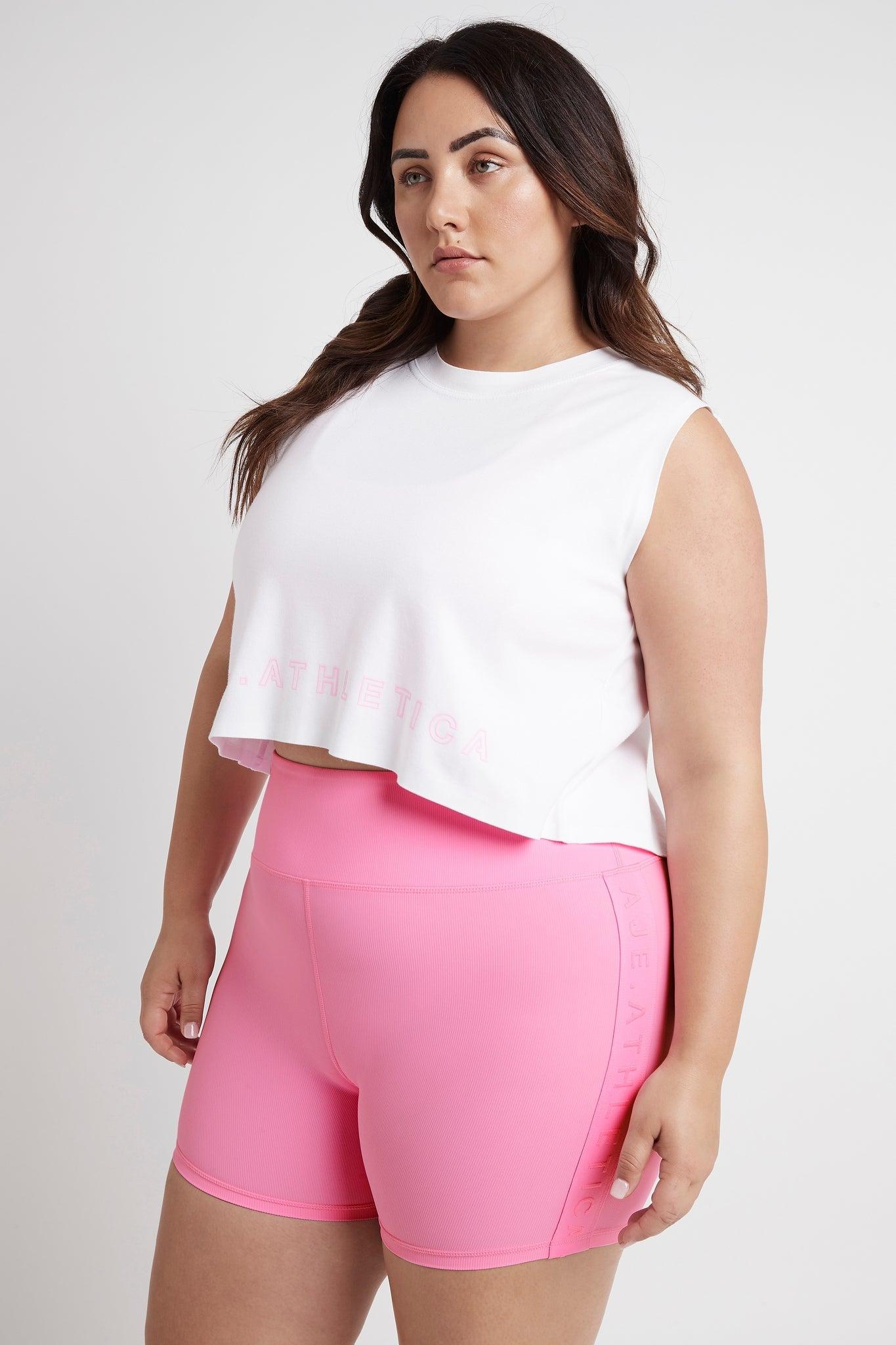 Cropped Split Back Tank 112 Product Image