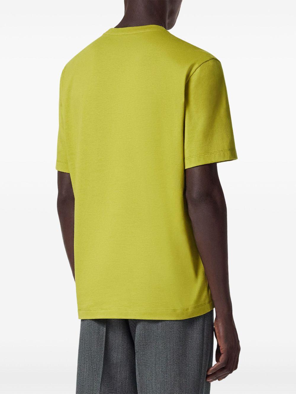 Medusa-embroidered T-shirt Product Image