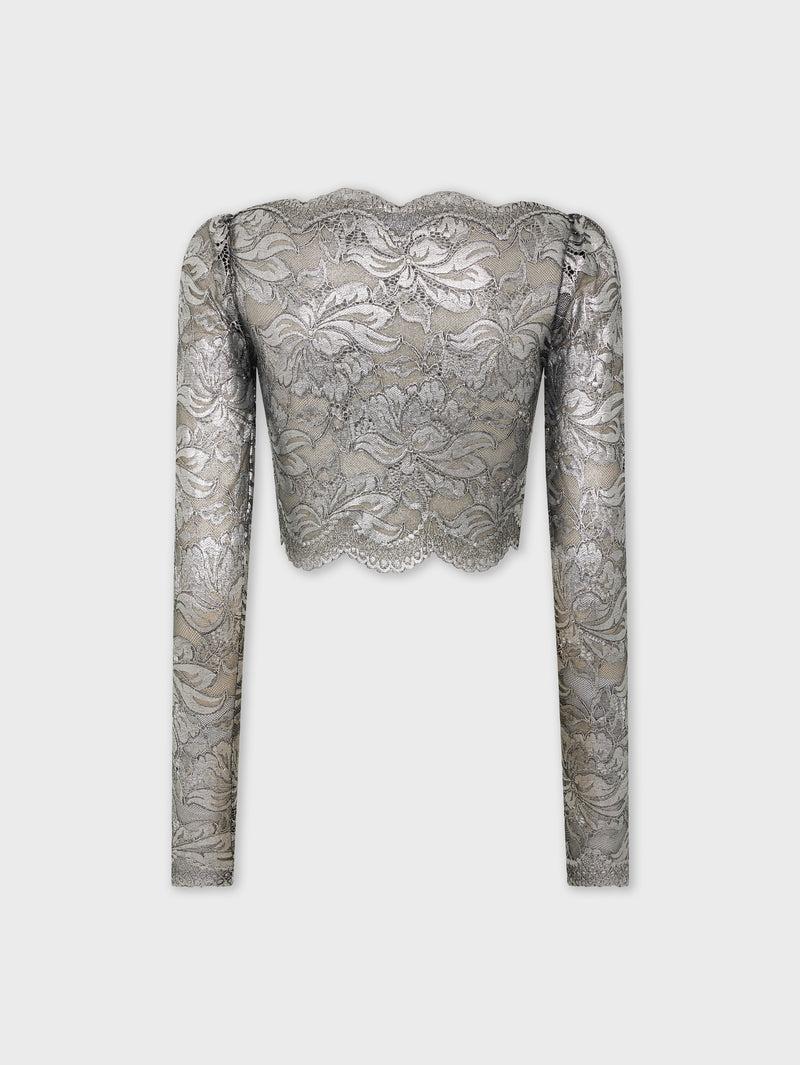 CROPPED TOP IN LACE Product Image
