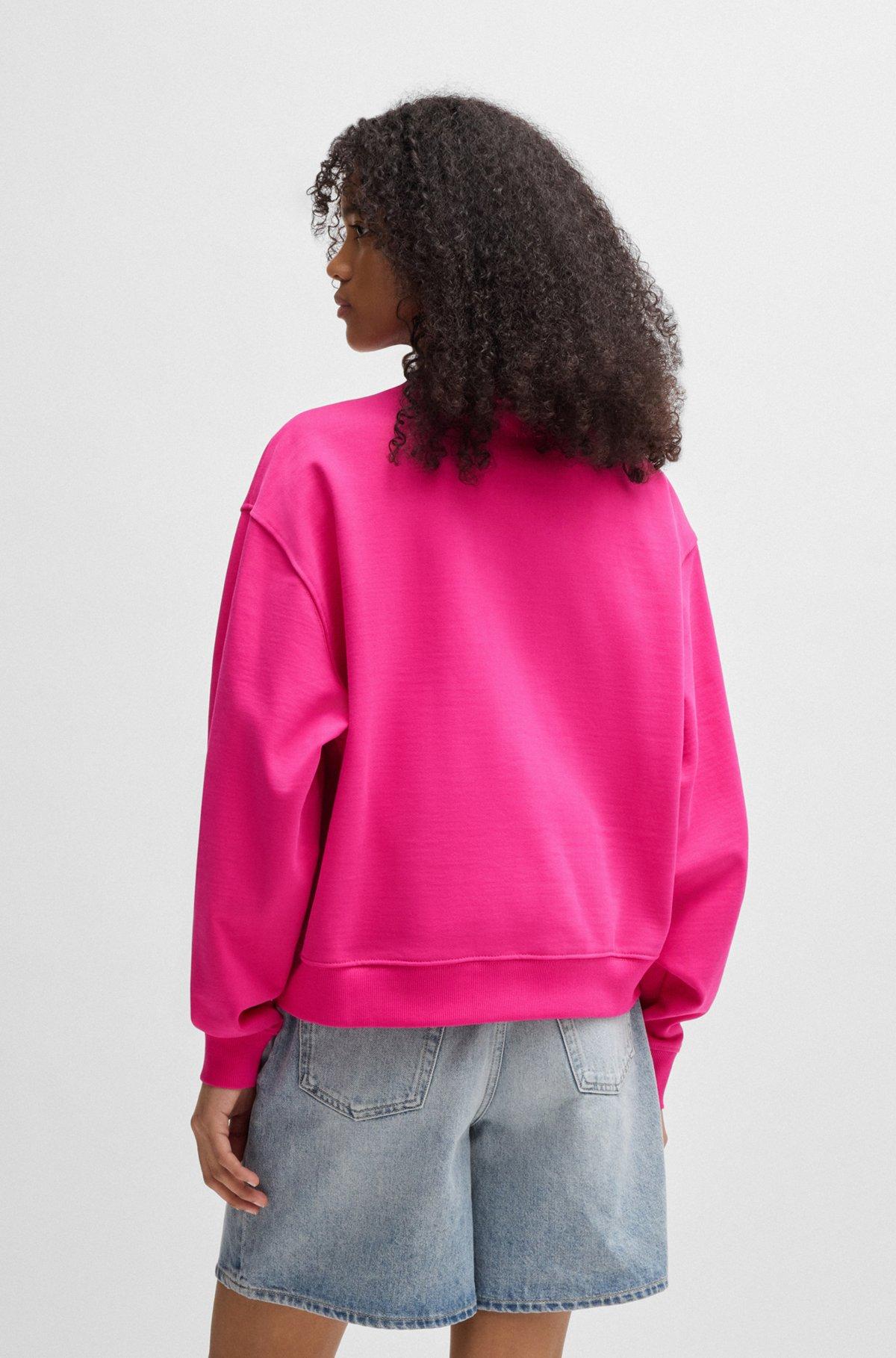 Relaxed-fit sweatshirt with retro logo Product Image