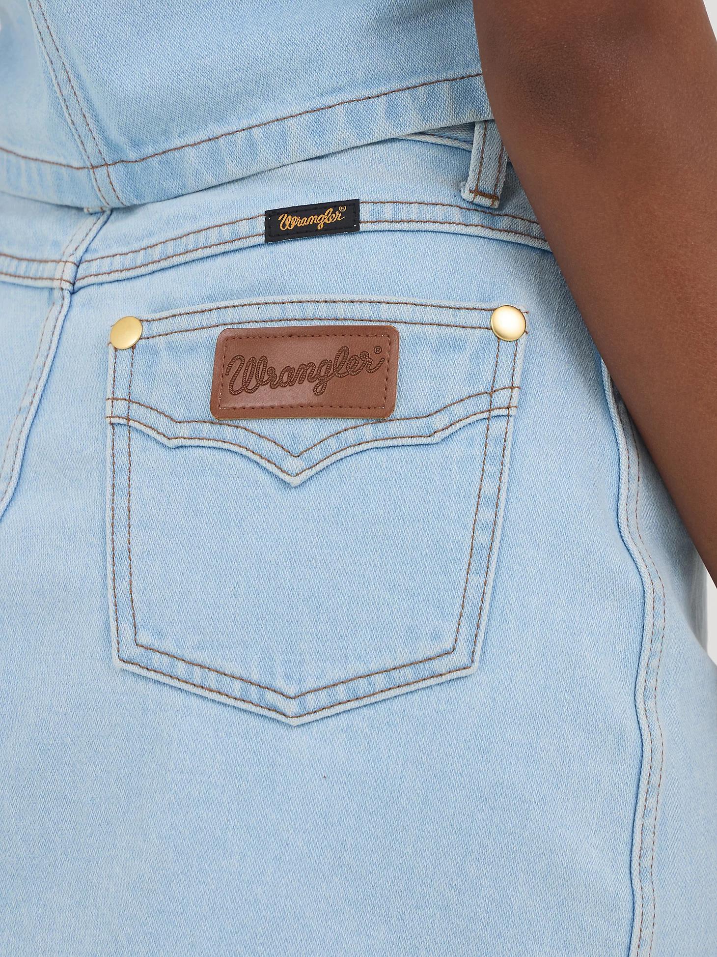 Wrangler® x Yellow Rose by Kendra Scott Denim Skirt | Women's SHORTS & SKIRTS | Wrangler® Product Image