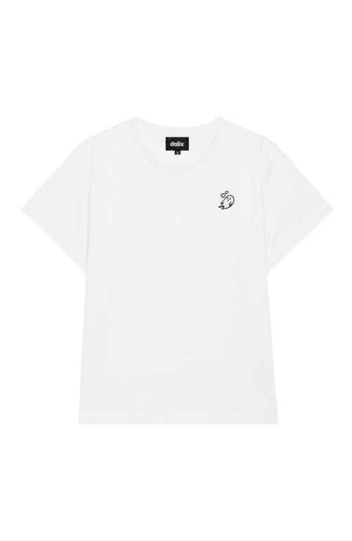 Dalix Womens Heartly Ghost Lightweight High Waisted Tee Product Image