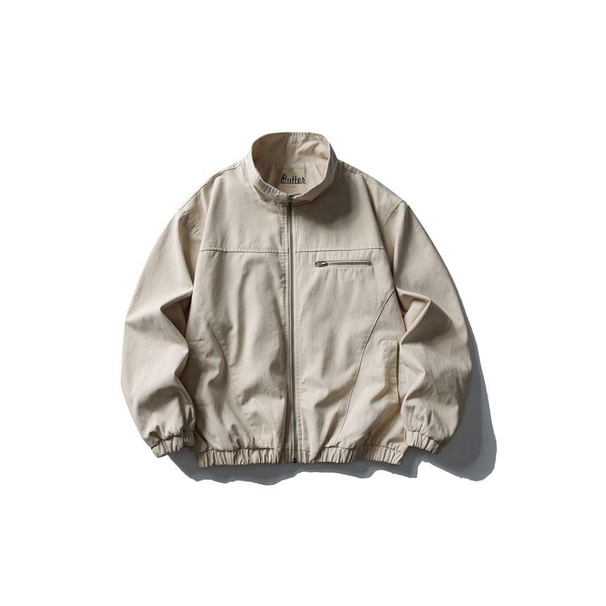 Stand-Collar Overfit Jacket Product Image