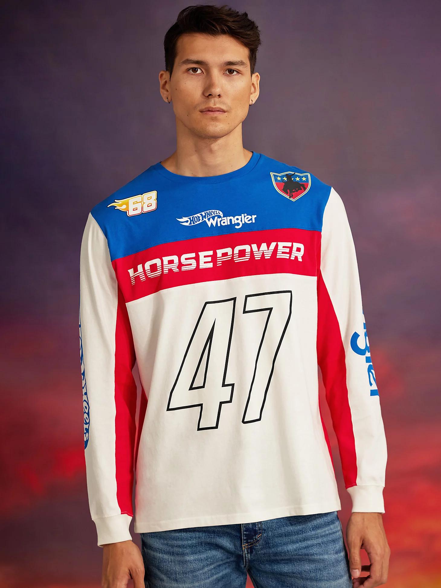 Wrangler® x Hot Wheels™ Men's Colorblock T-Shirt Product Image