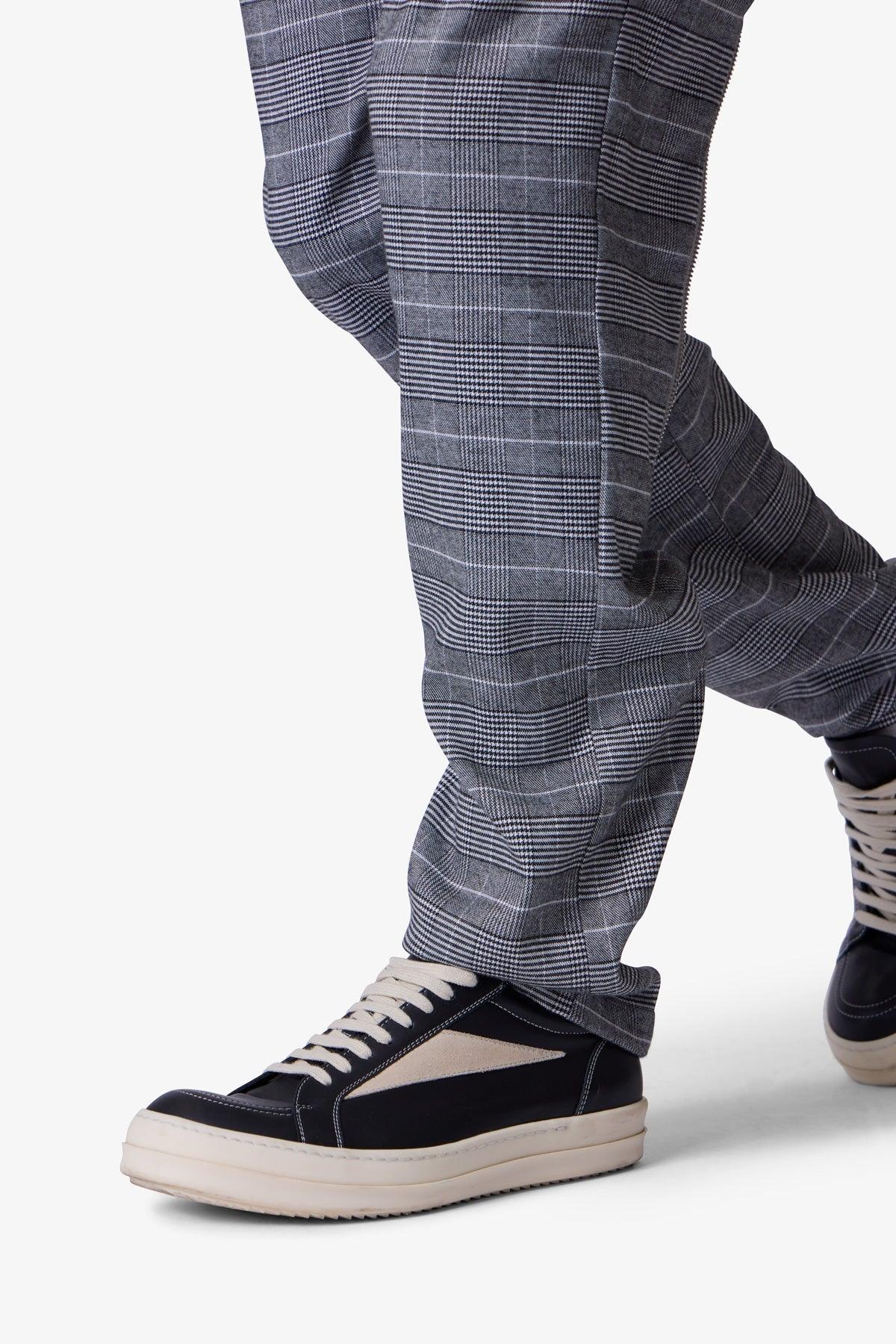 Punk Zip Trouser Pants - Black/Grey Product Image