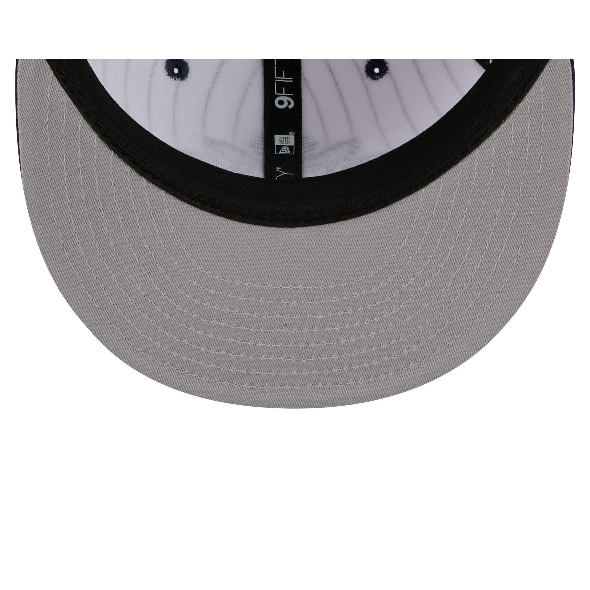 Toronto Maple Leafs Deceptor Pinstripe 9FIFTY Snapback Hat Male Product Image